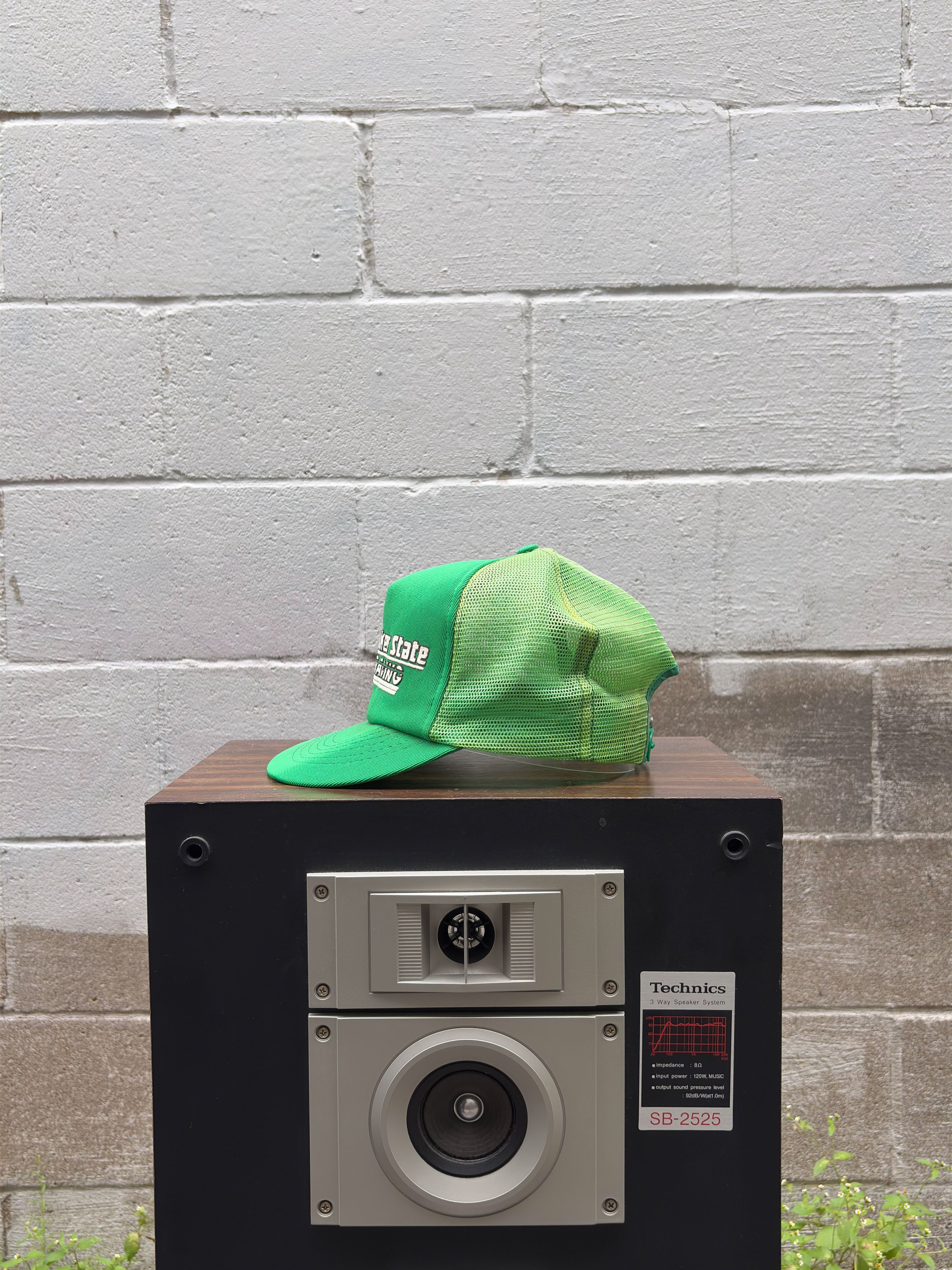 Vintage 80s/90s Quaker State Racing Nascar Trucker Snapback Hat OSFA