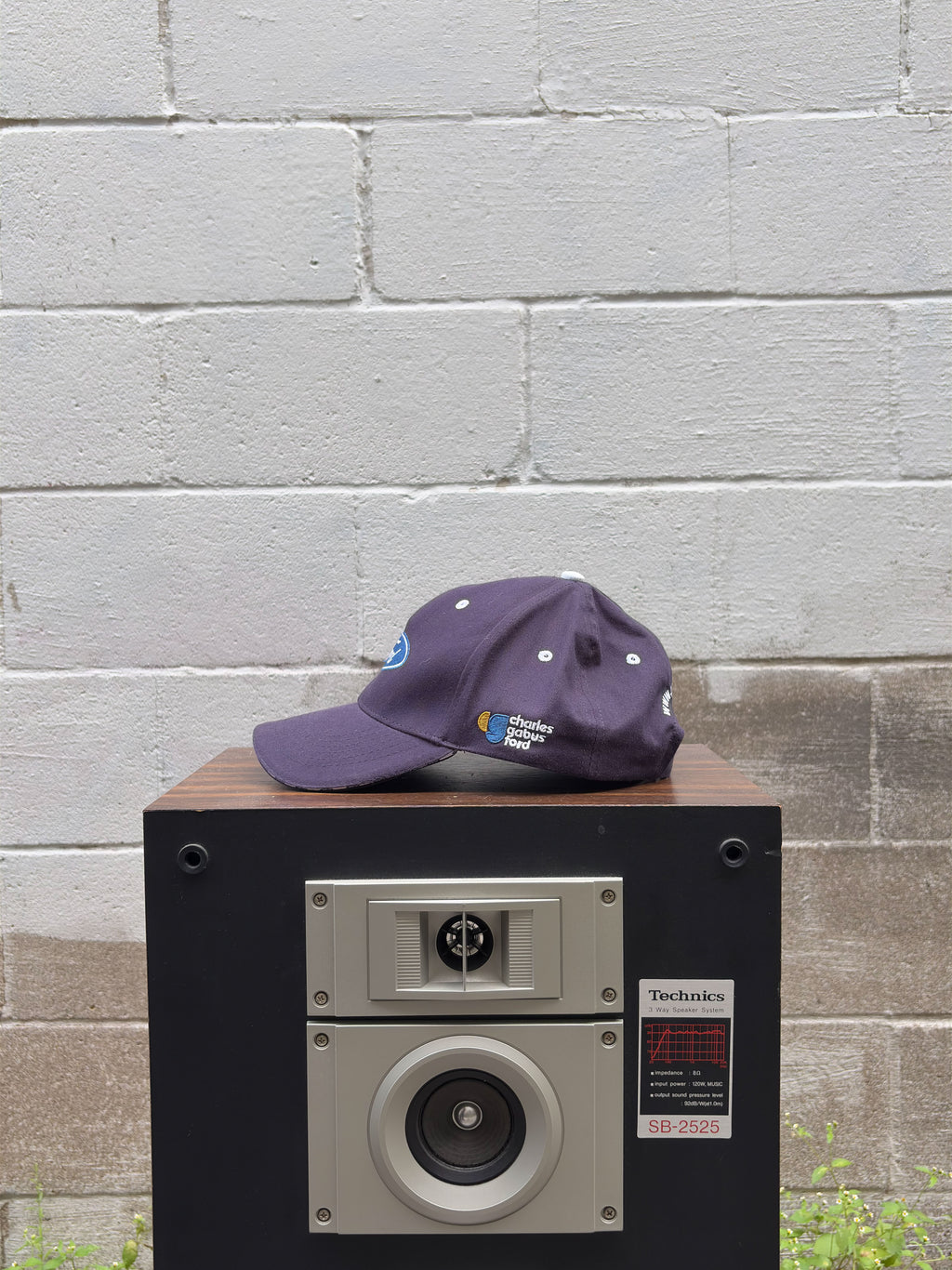 Vintage Ford Embroidered Logo Strapback Hat OSFA