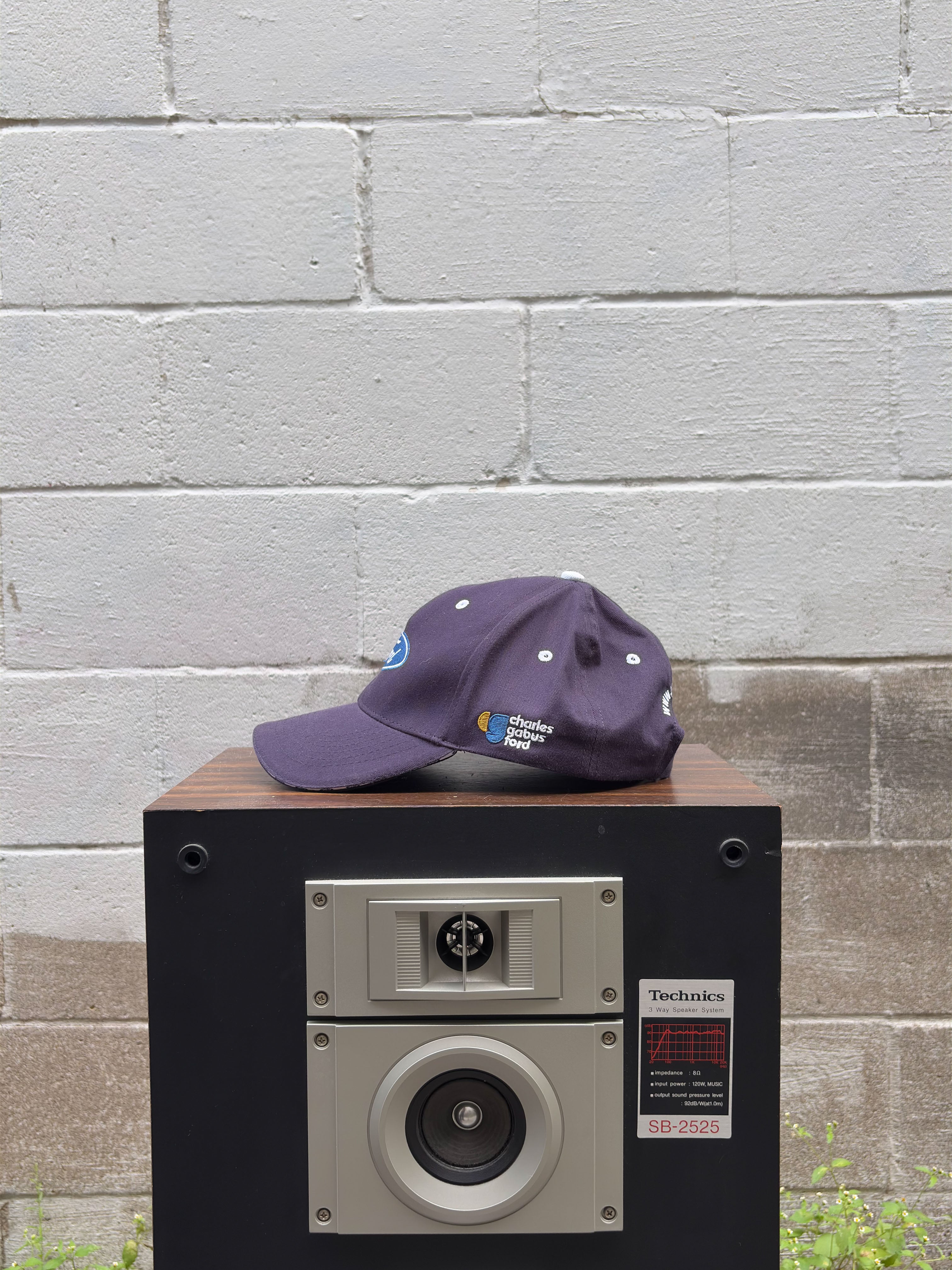 Vintage Ford Embroidered Logo Strapback Hat OSFA