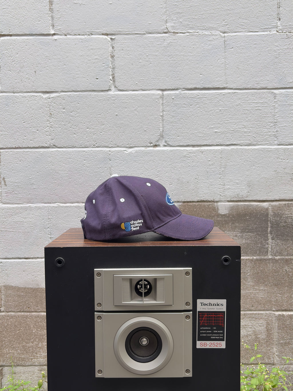 Vintage Ford Embroidered Logo Strapback Hat OSFA