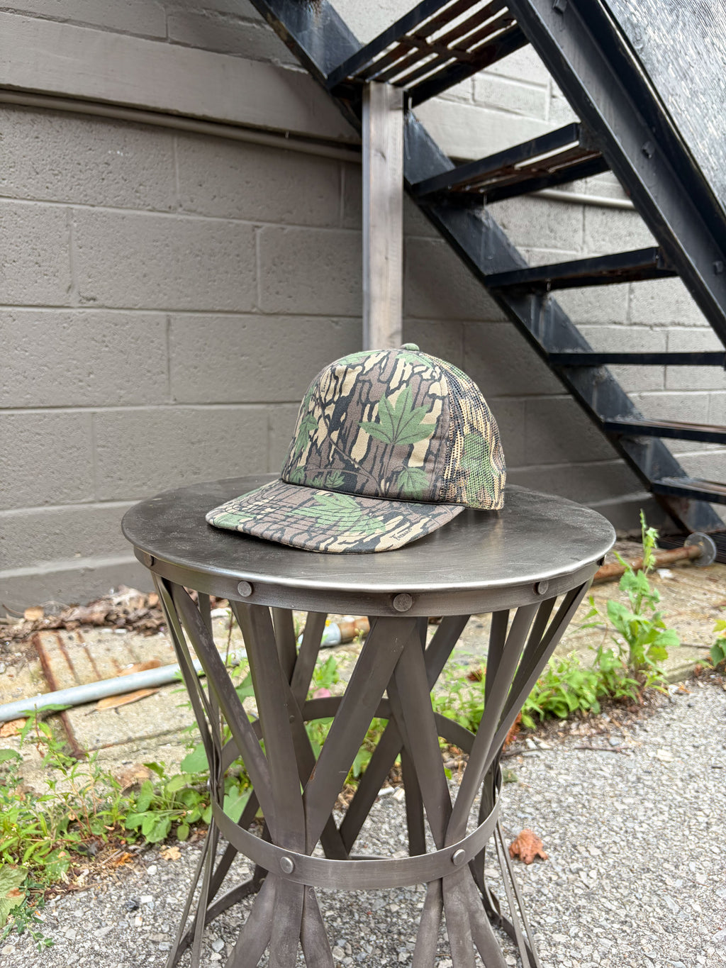 Vintage Trebark Hunting Camo Trucker Snapback Hat OSFA