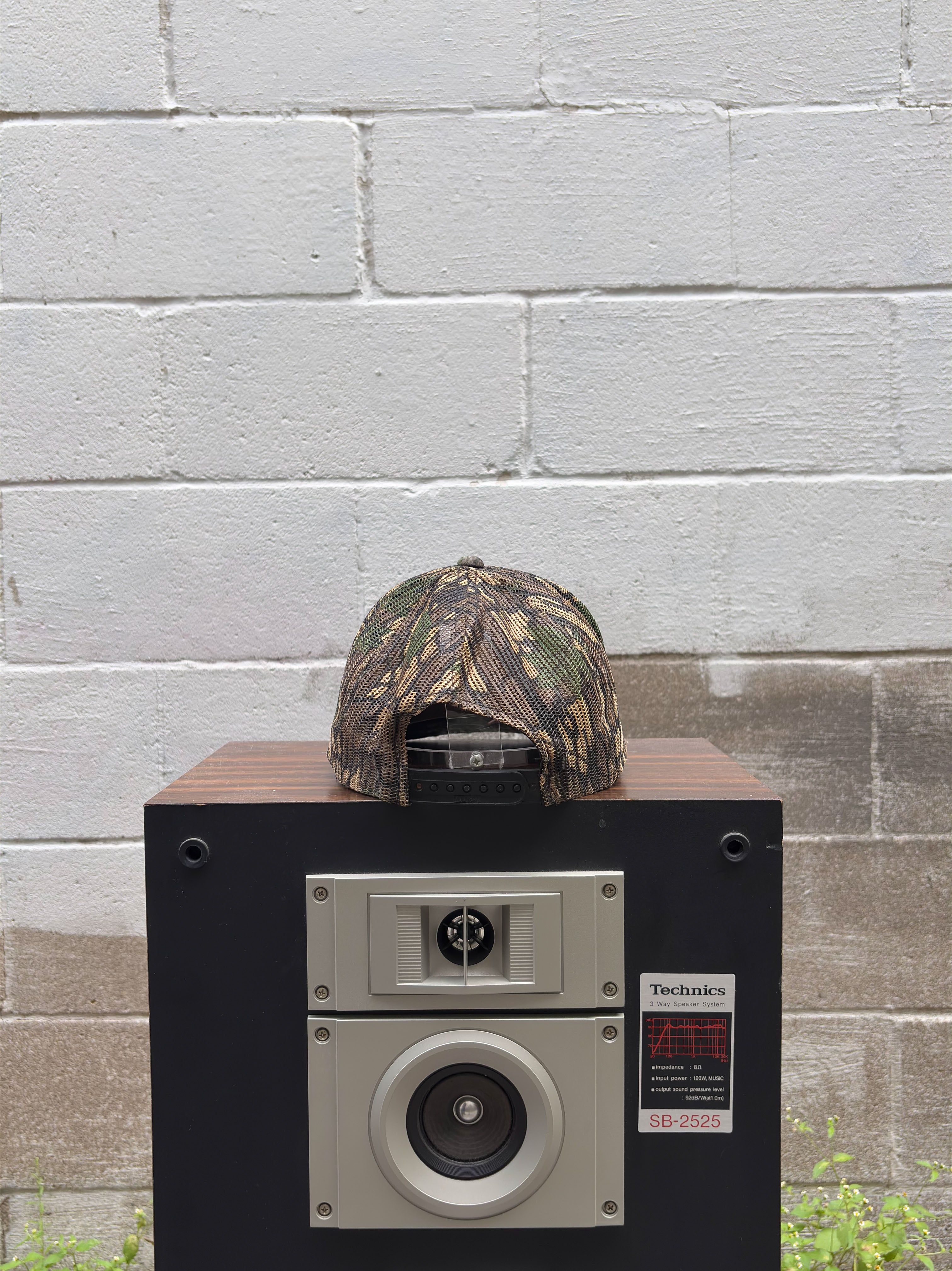 Vintage Trebark Hunting Camo Trucker Snapback Hat OSFA