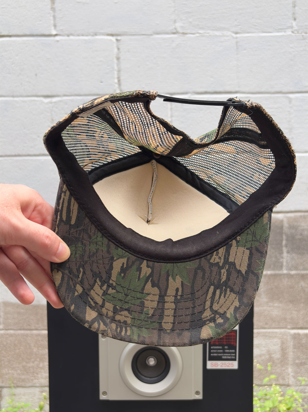 Vintage Trebark Hunting Camo Trucker Snapback Hat OSFA
