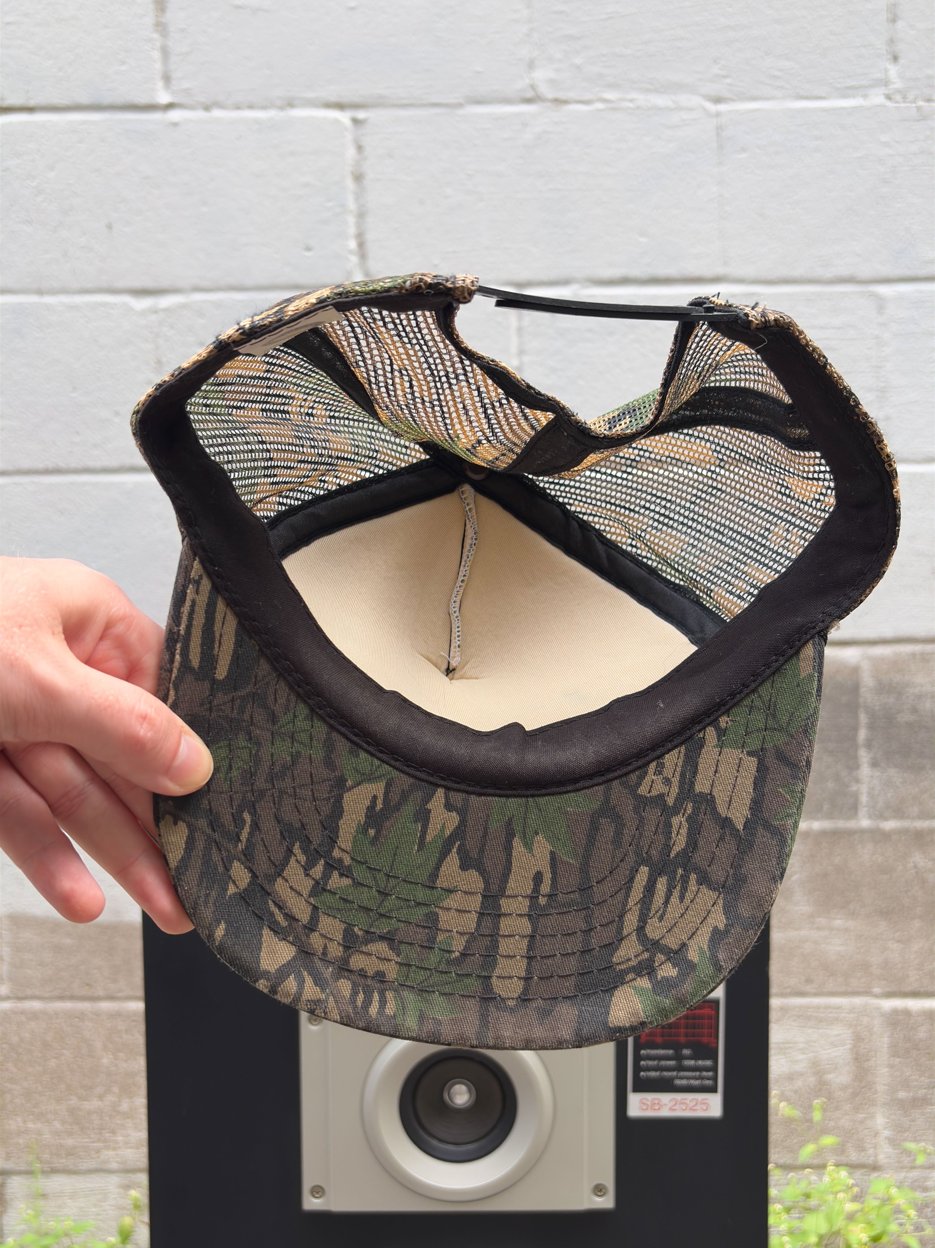 Vintage Trebark Hunting Camo Trucker Snapback Hat OSFA