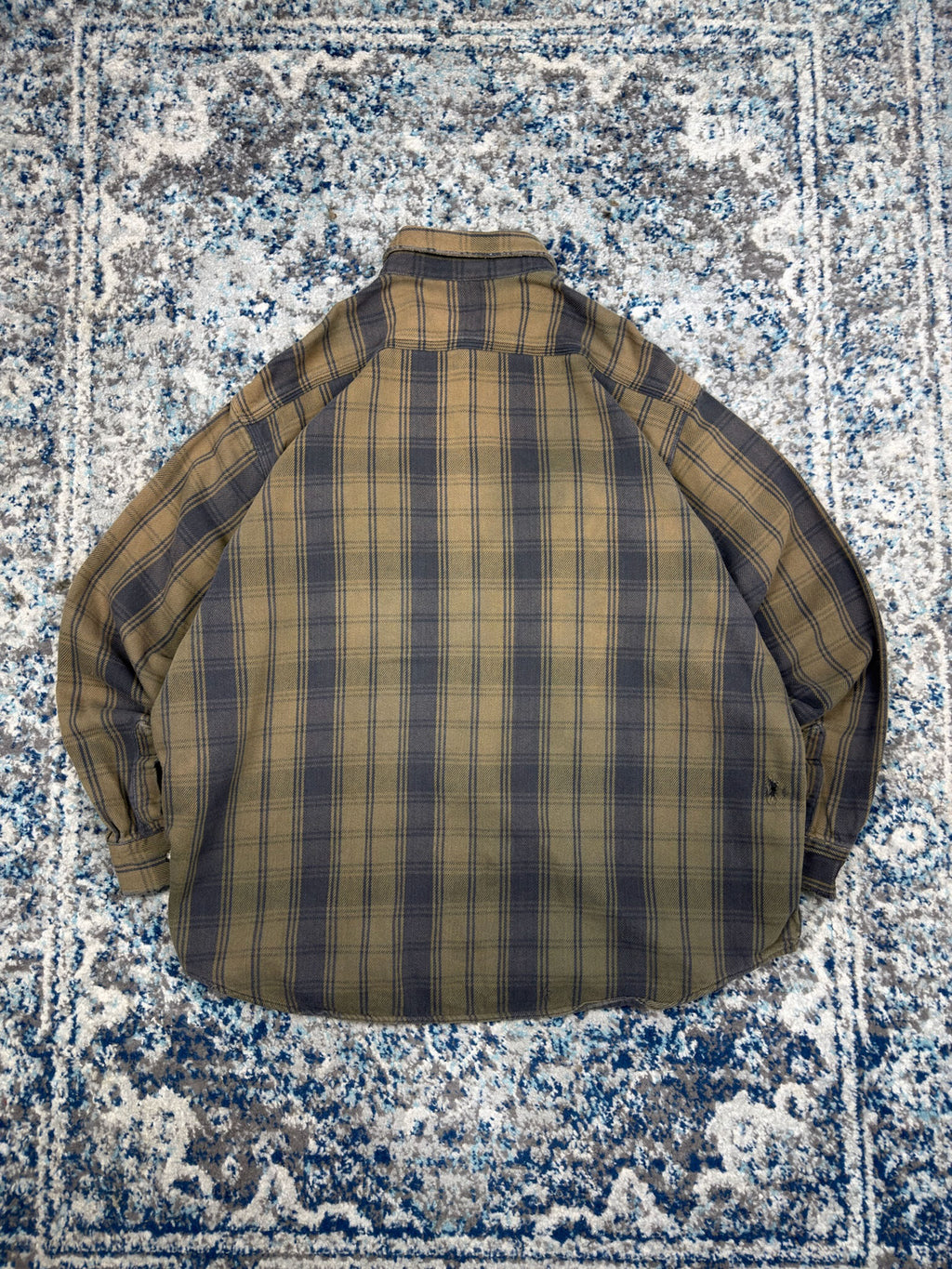 Vintage 90s Carhartt Plaid Long Sleeve Workwear Button Up Shirt Size 2XL