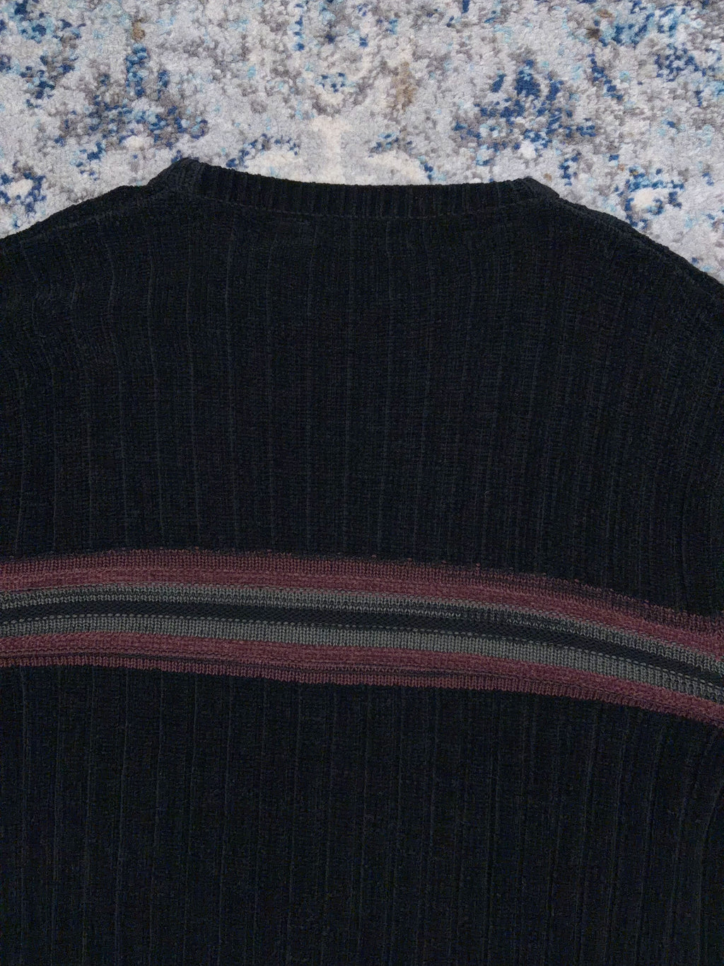 Vintage Reservoir Worldwide Striped Pullover Knit Sweater Size XL