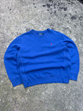 Vintage Polo Ralph Lauren Embroidered Pony Crewneck Sweatshirt Size Medium
