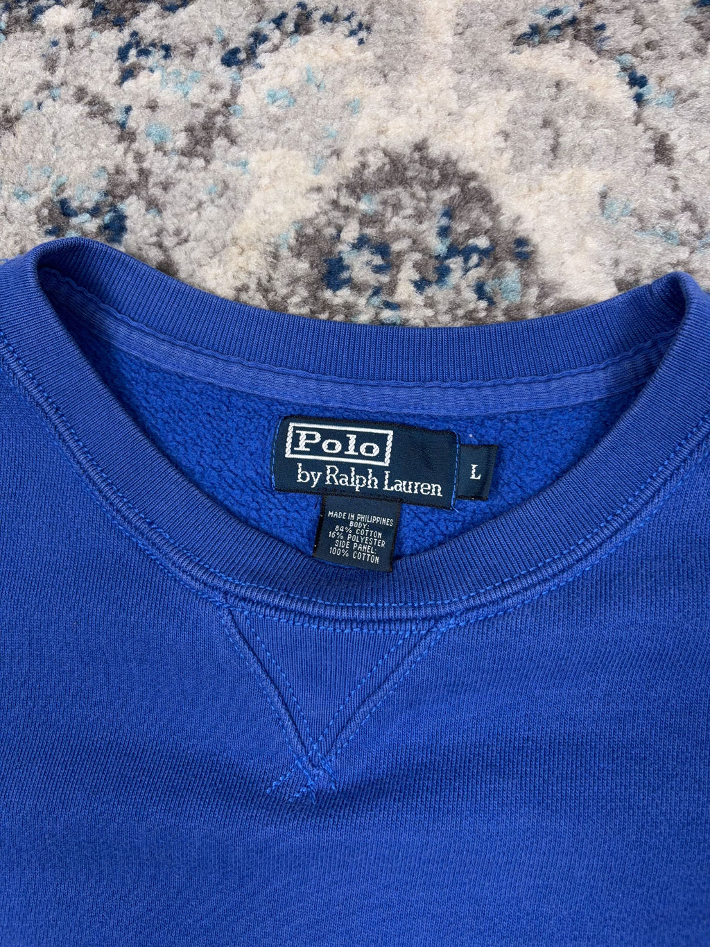 Vintage Polo Ralph Lauren Embroidered Pony Crewneck Sweatshirt Size Medium