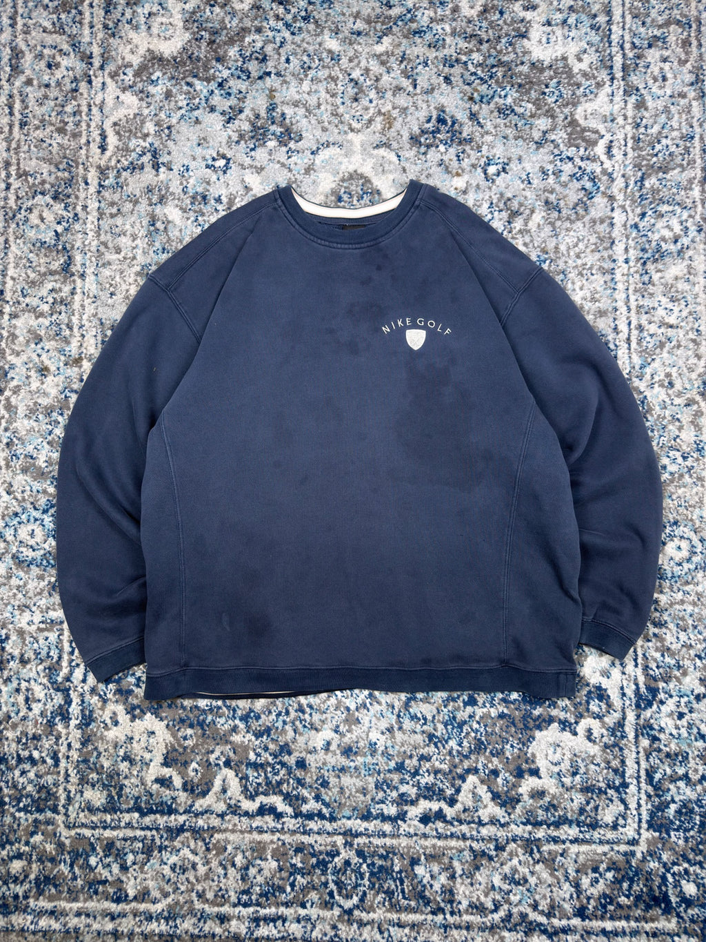 Vintage Nike Golf Embroidered Logo Spellout Crewneck Sweatshirt Size 2XL