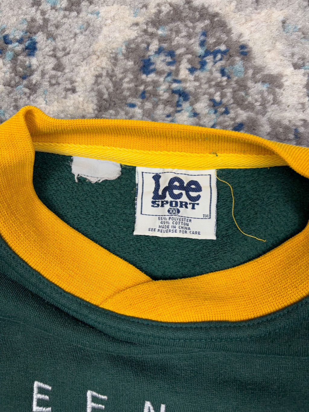 Vintage Green Bay Packers NFL Embroidered Script Sweatshirt Size 2XL