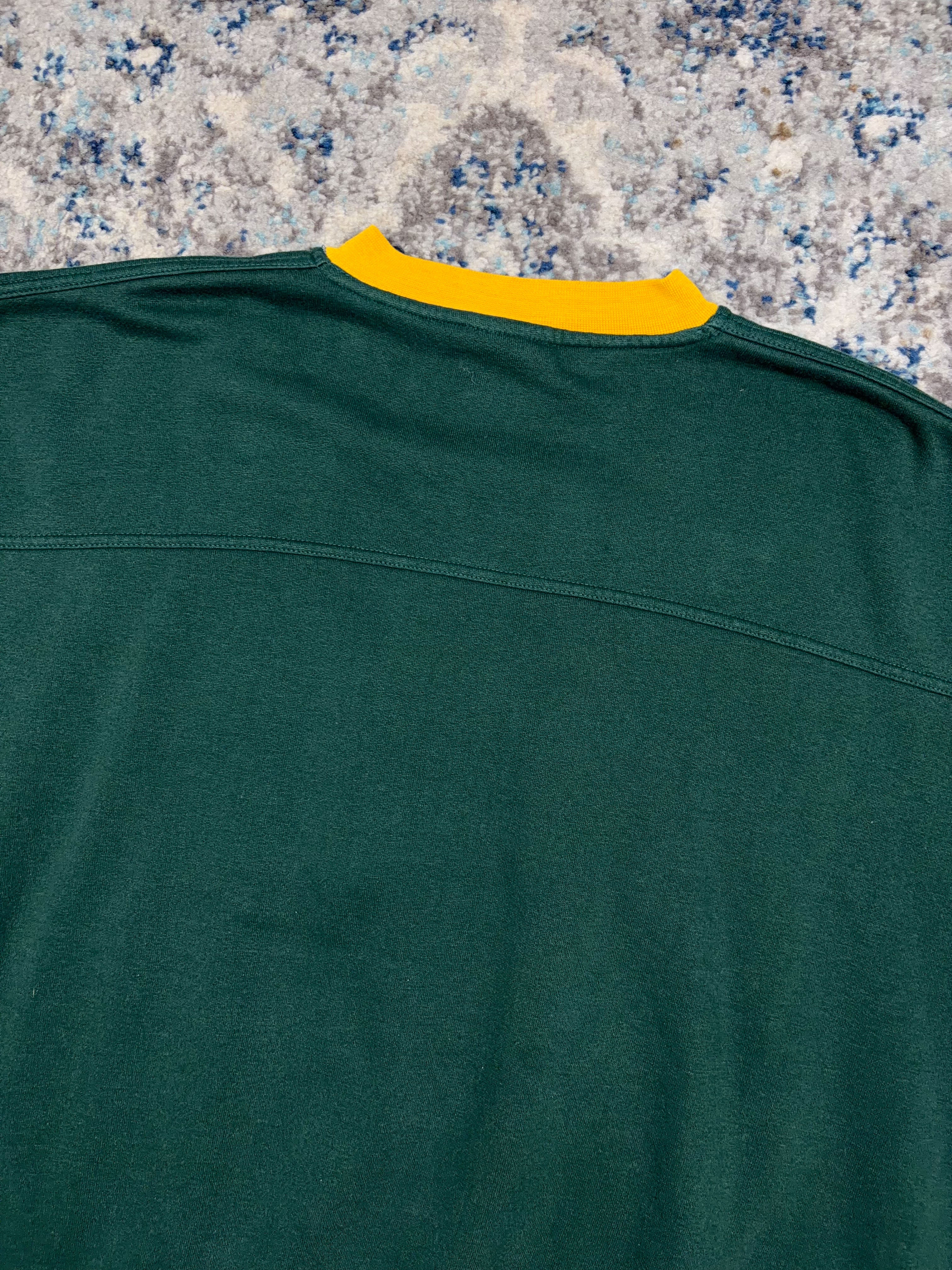 Vintage Green Bay Packers NFL Embroidered Script Sweatshirt Size 2XL