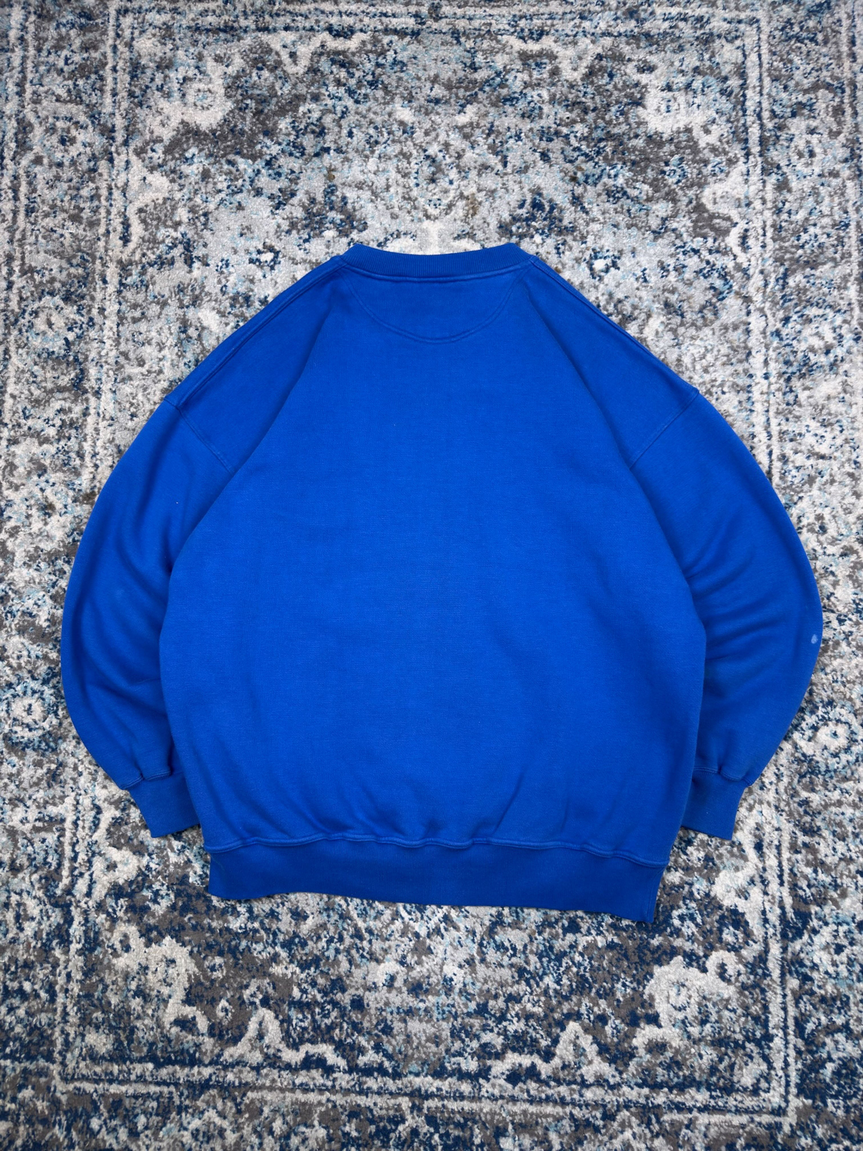 Vintage Kentucky Wildcats NCAA Embroidered Logo Sweatshirt Size 2XL