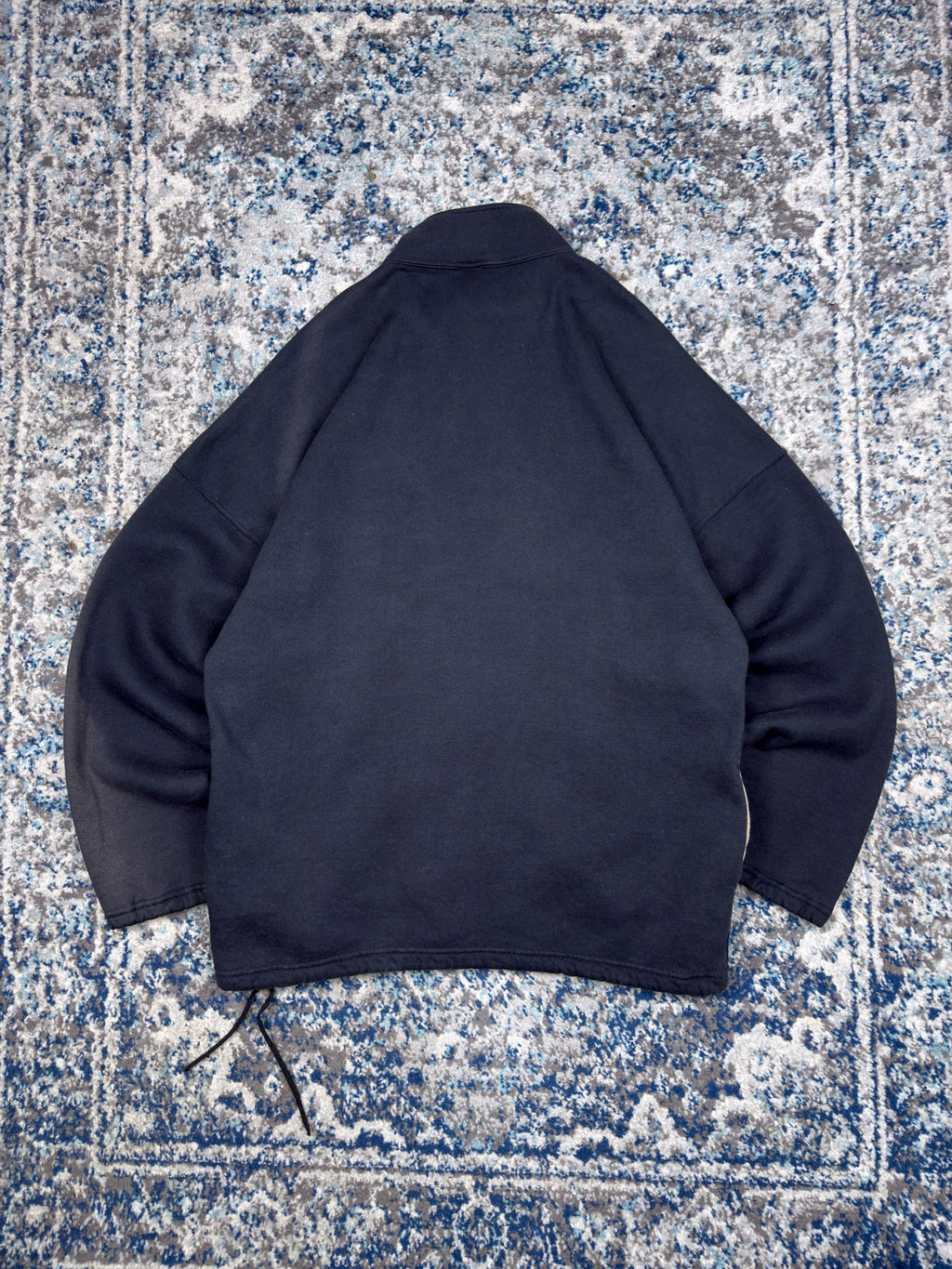 Vintage 90s Russell Athletic 1/4 Zip Mockneck Sweatshirt Size XL