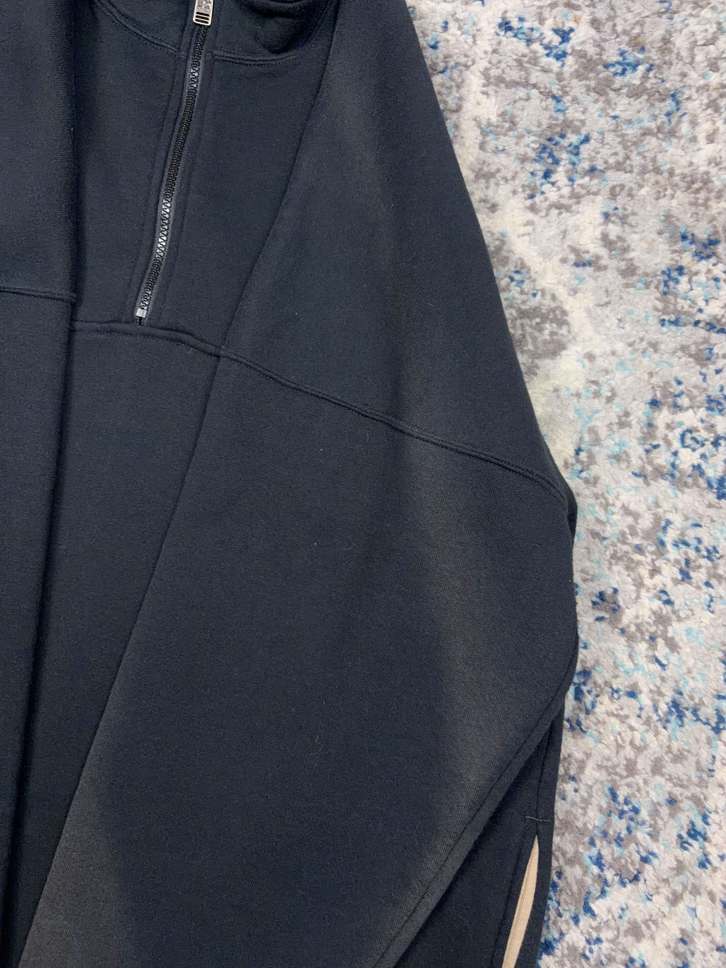 Vintage 90s Russell Athletic 1/4 Zip Mockneck Sweatshirt Size XL