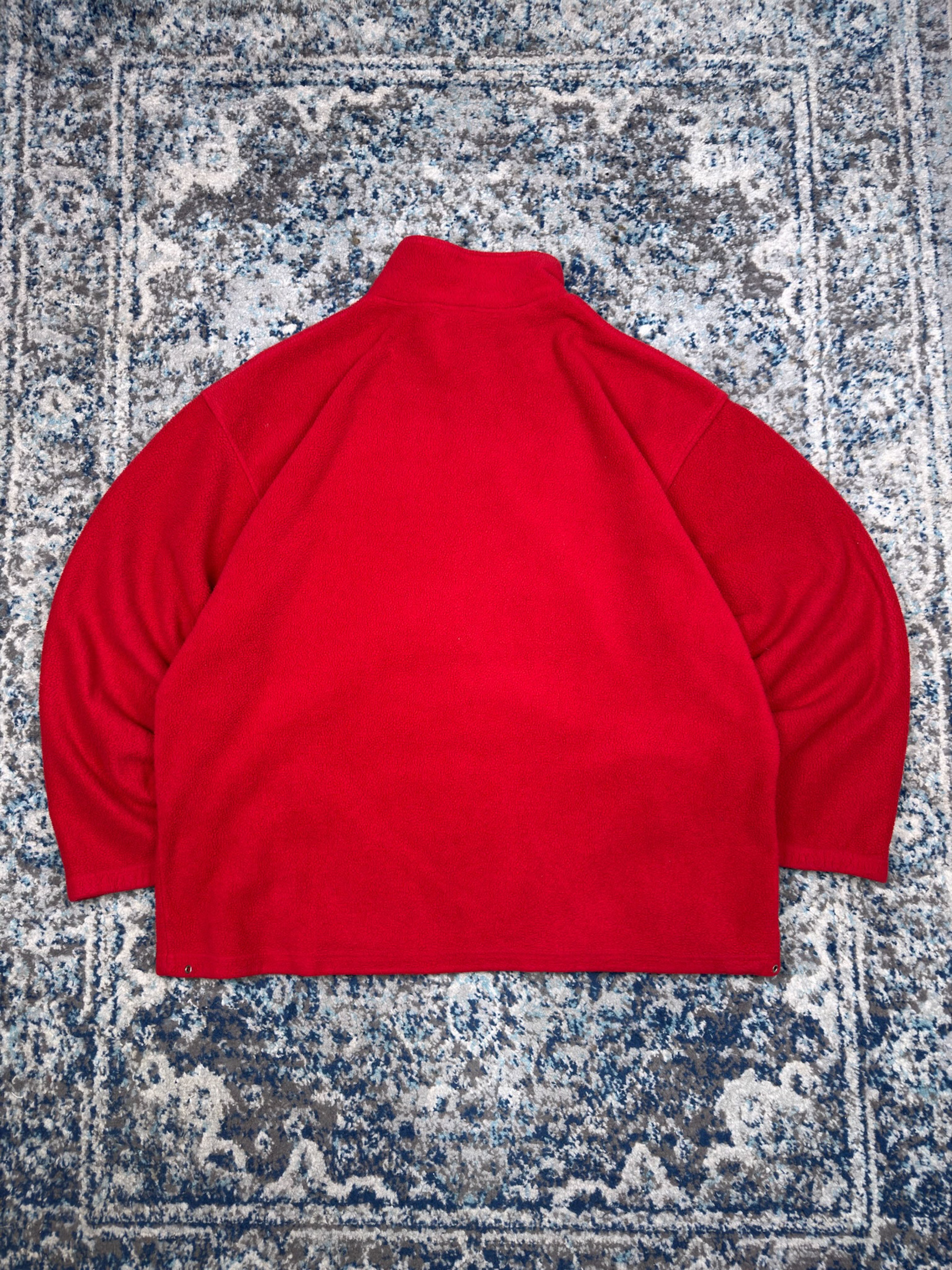 Vintage New England Patriots NFL Embroidered Full Zip Fleece Sweatshirt Size 2XL