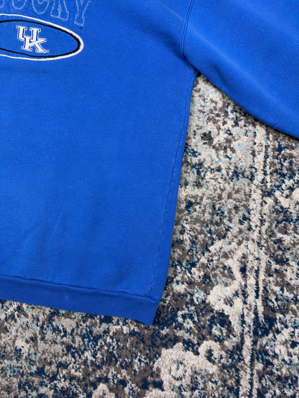 Vintage 90s Kentucky Wildcats NCAA Embroidered Logo Sweatshirt Size XL