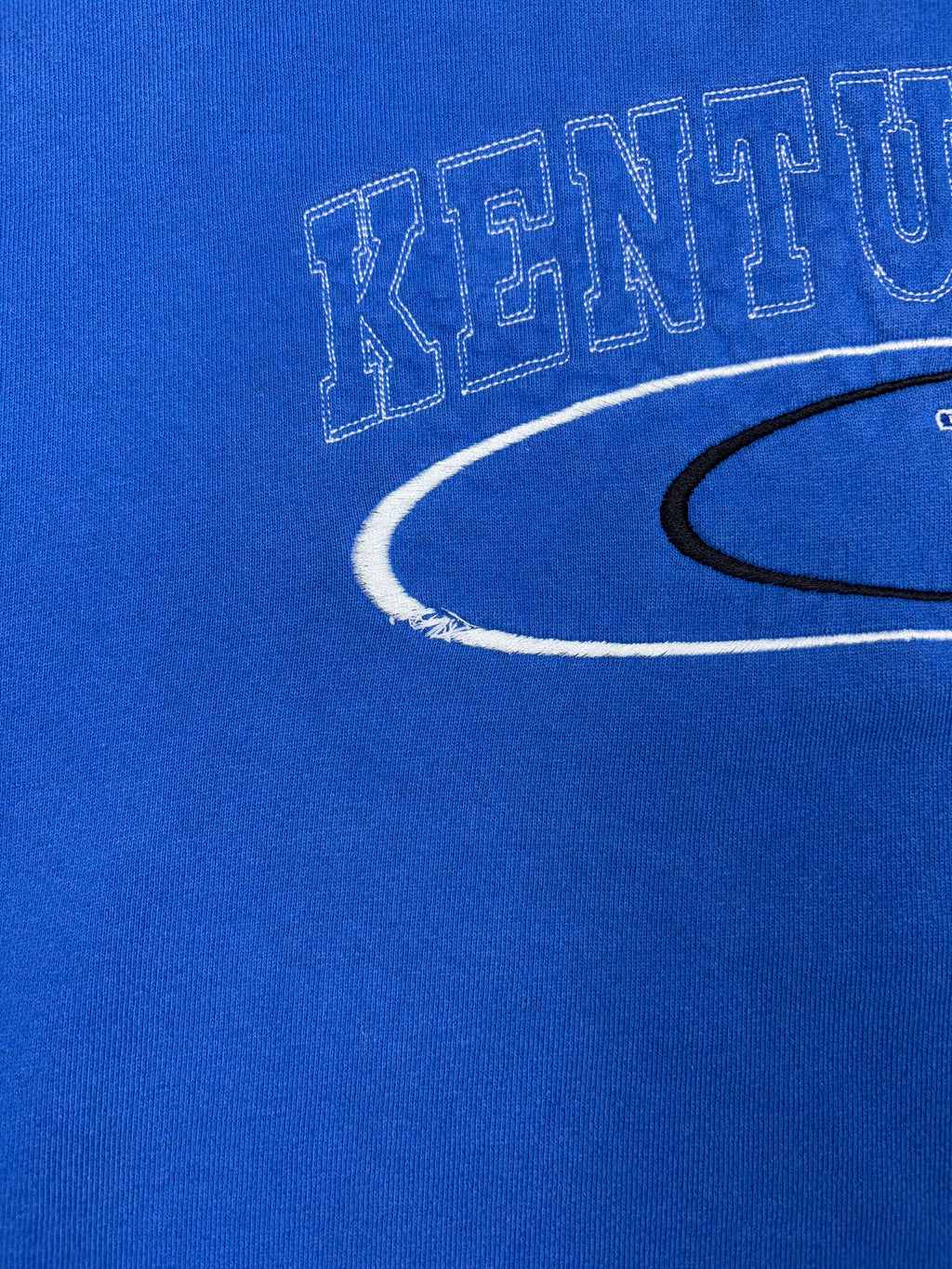 Vintage 90s Kentucky Wildcats NCAA Embroidered Logo Sweatshirt Size XL