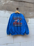 Vintage 1995 New England Patriots NFL Big Spellout Graphic Sweatshirt Size XL
