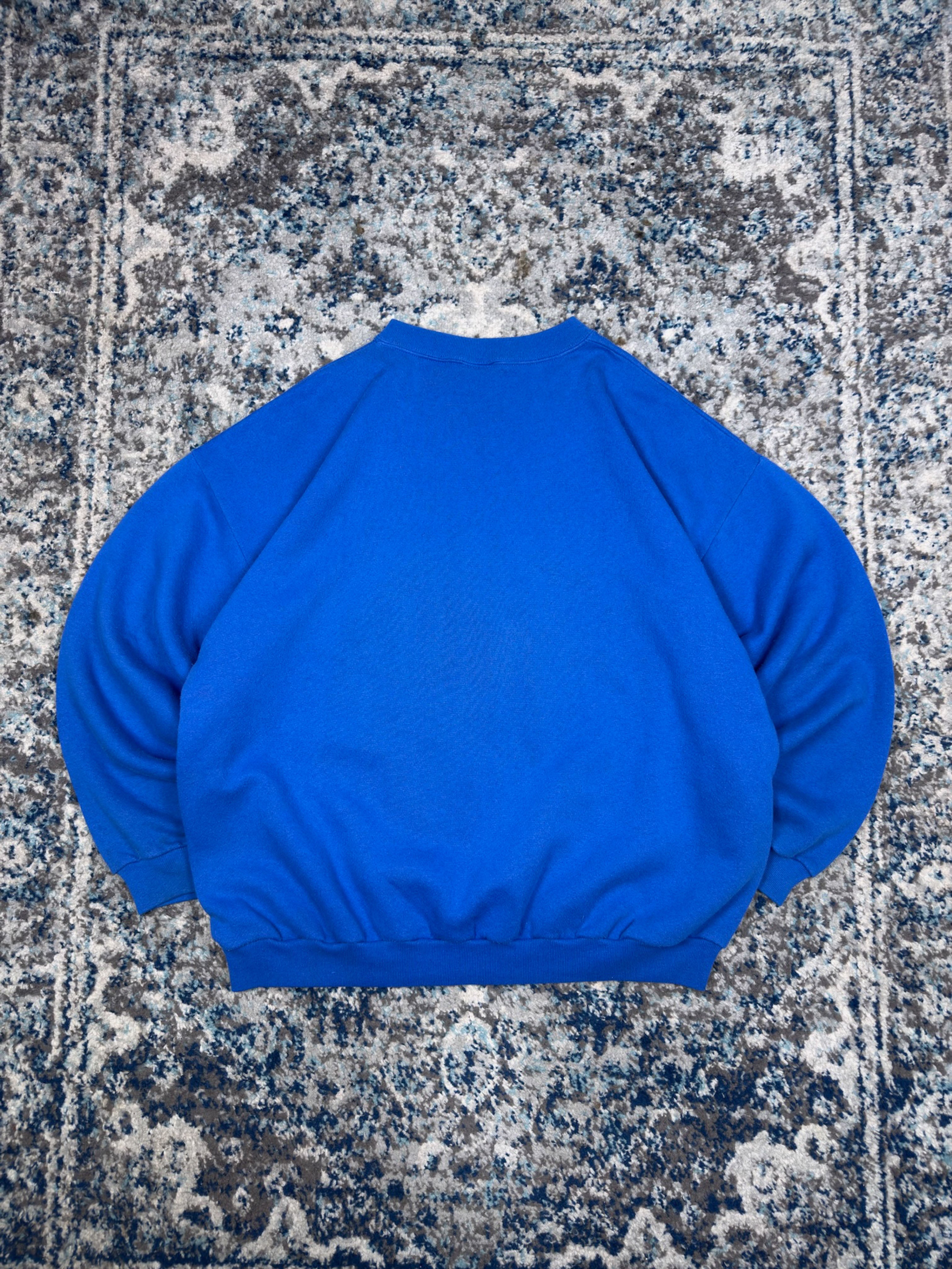 Vintage 1995 New England Patriots NFL Big Spellout Graphic Sweatshirt Size XL
