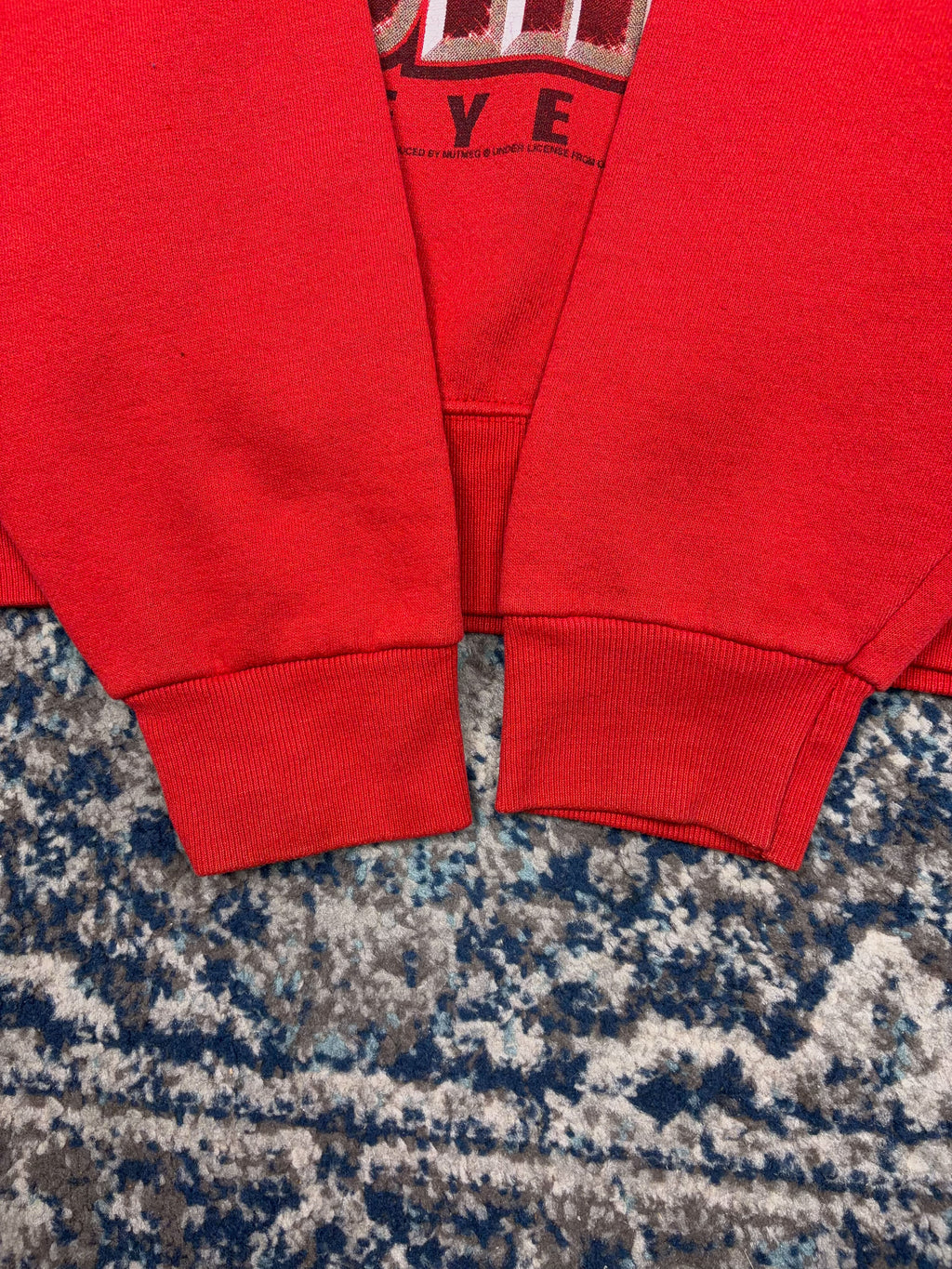 Vintage 90s Ohio State Buckeyes NCAA Big Helmet Graphic Sweatshirt Size 2XL