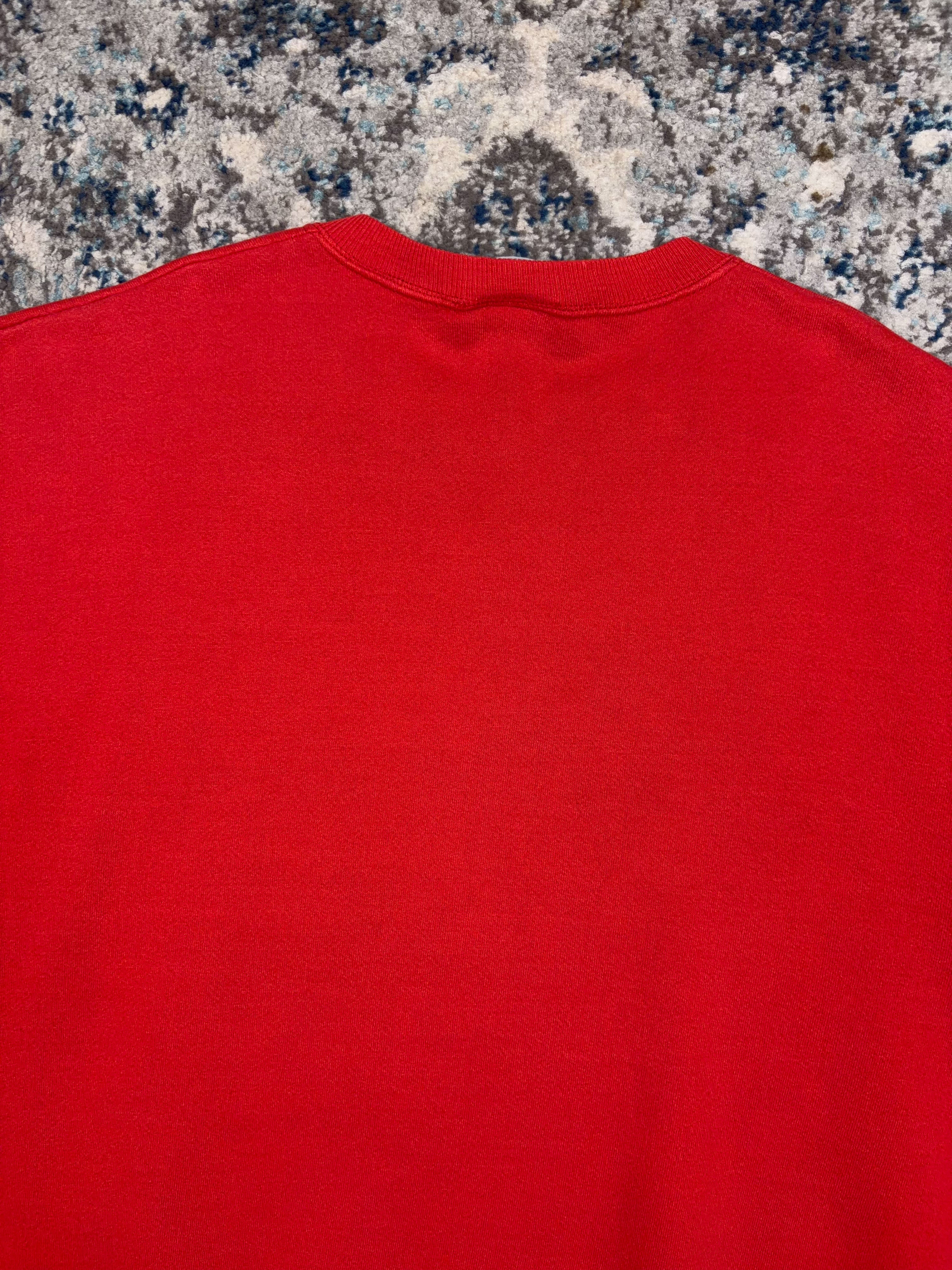 Vintage 90s Ohio State Buckeyes NCAA Big Helmet Graphic Sweatshirt Size 2XL