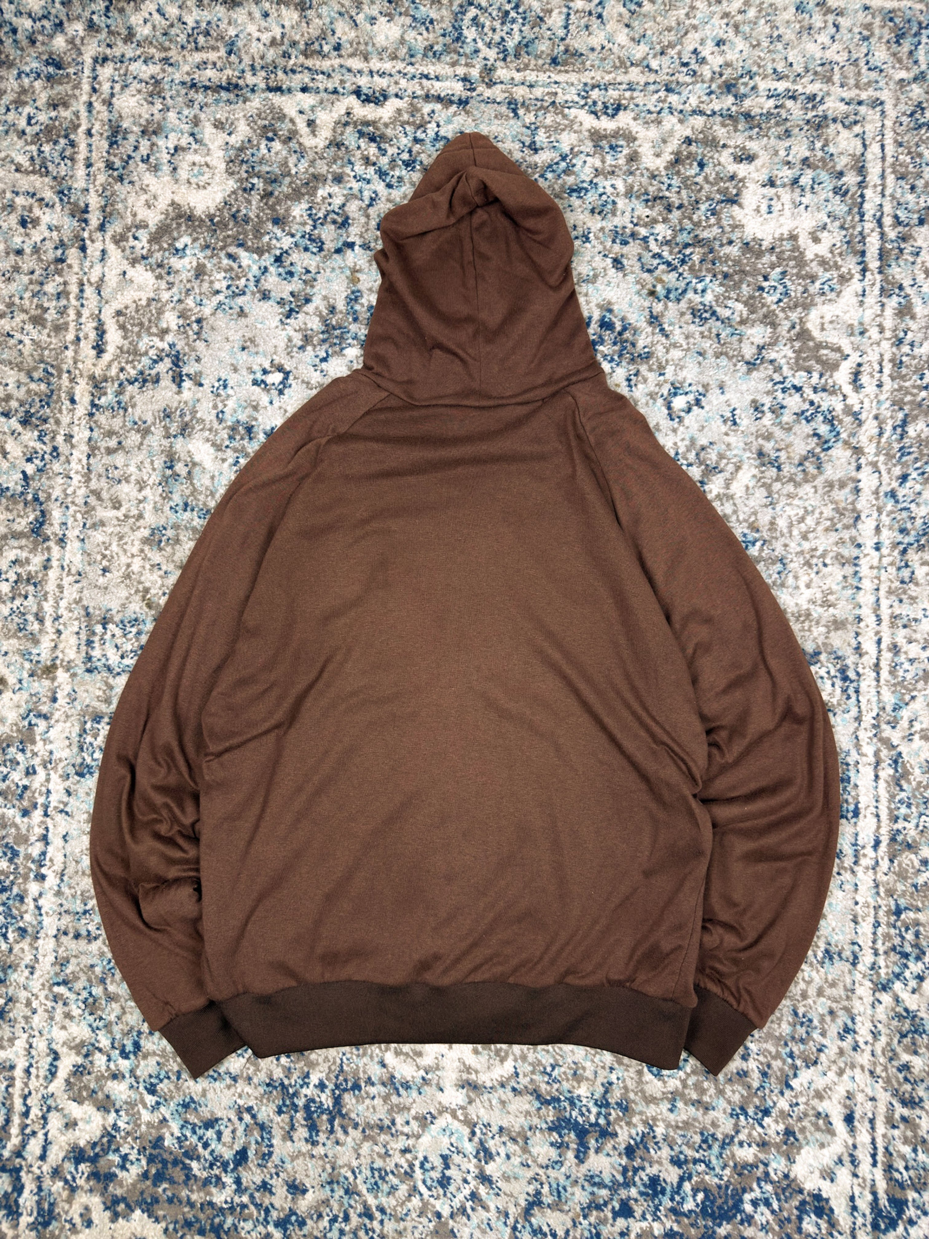 Vintage 80s/90s Carhartt Velour Lined Lightweight Hooded Sweatshirt Size Large