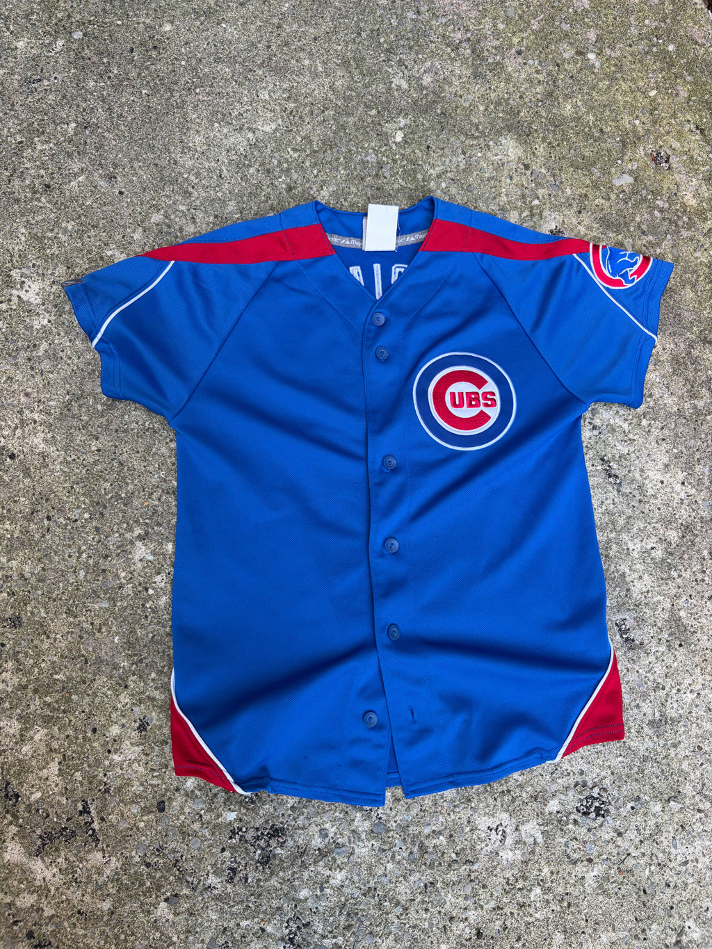 Vintage Alfonso Soriano #12 Chicago Cubs MLB Baseball Jersey Size YOUTH L