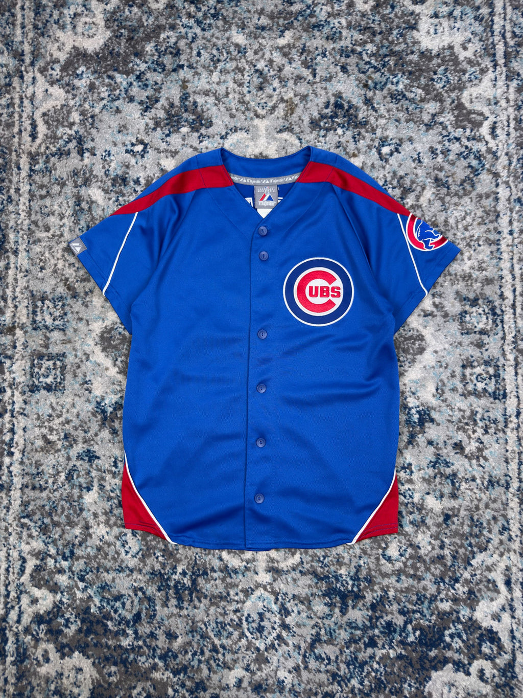 Vintage Alfonso Soriano #12 Chicago Cubs MLB Baseball Jersey Size YOUTH L
