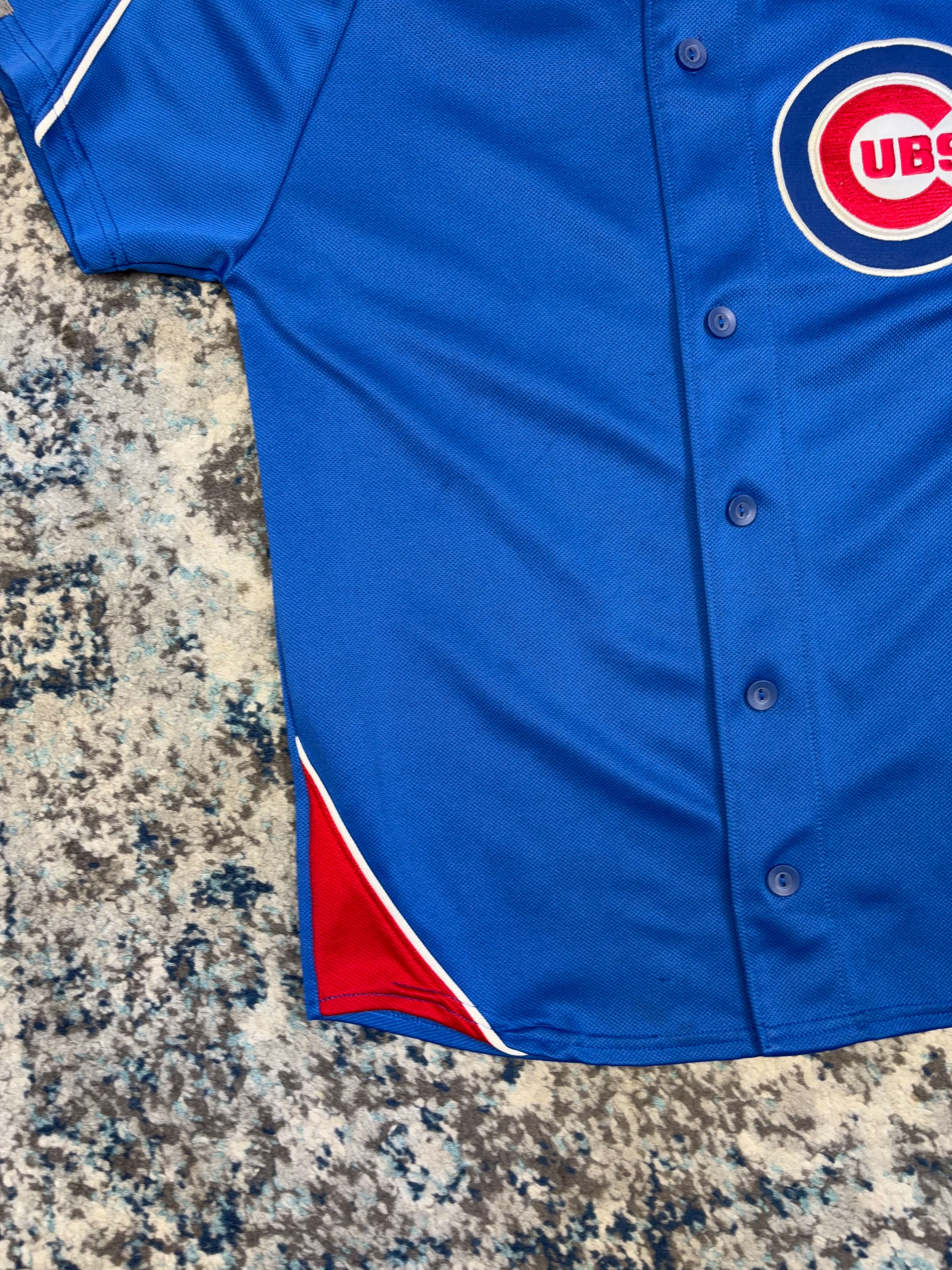 Vintage Alfonso Soriano #12 Chicago Cubs MLB Baseball Jersey Size YOUTH L