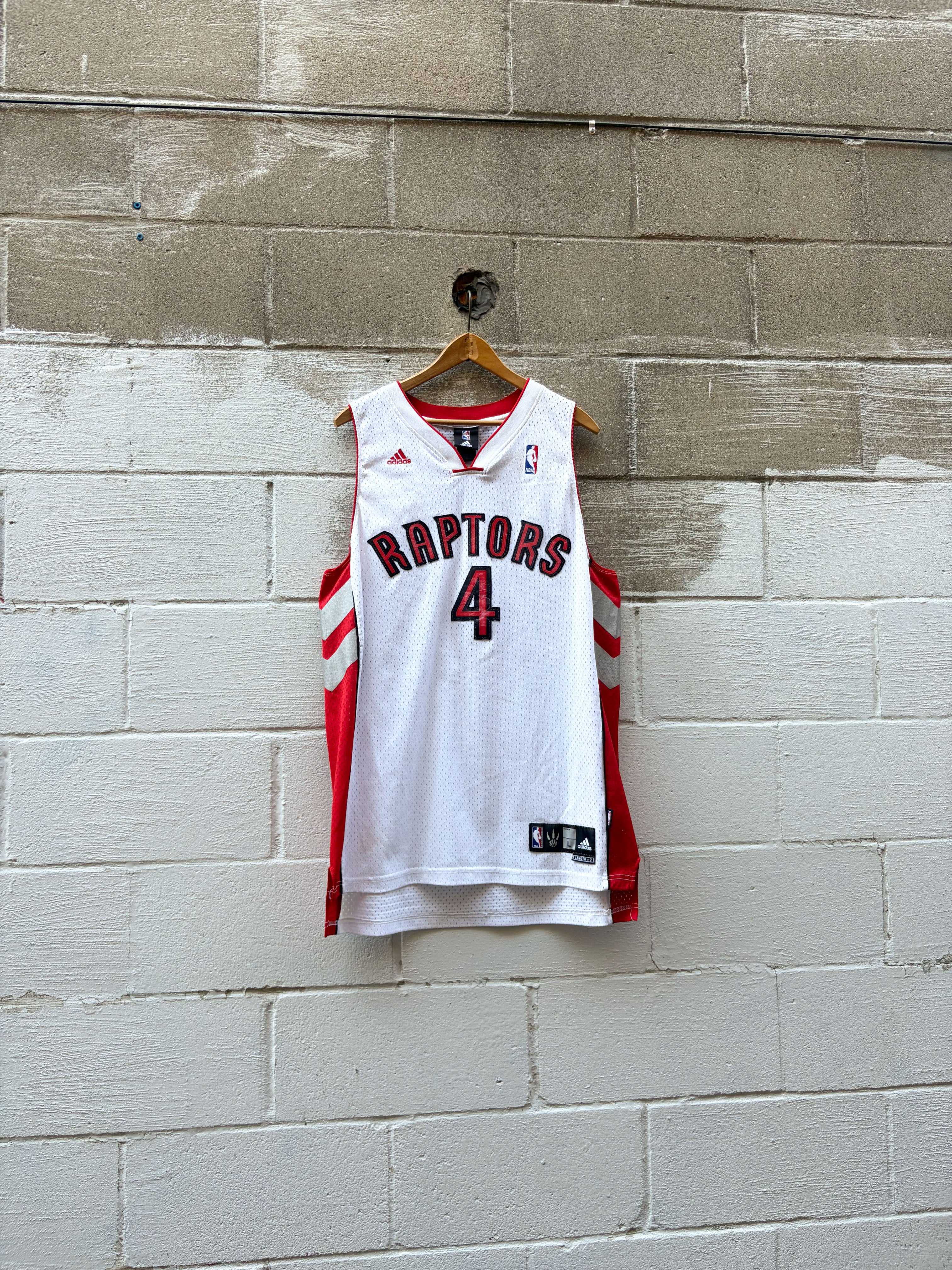 Vintage Chris Bosh #4 Toronto Raptors NBA Basketball Jersey Size Large