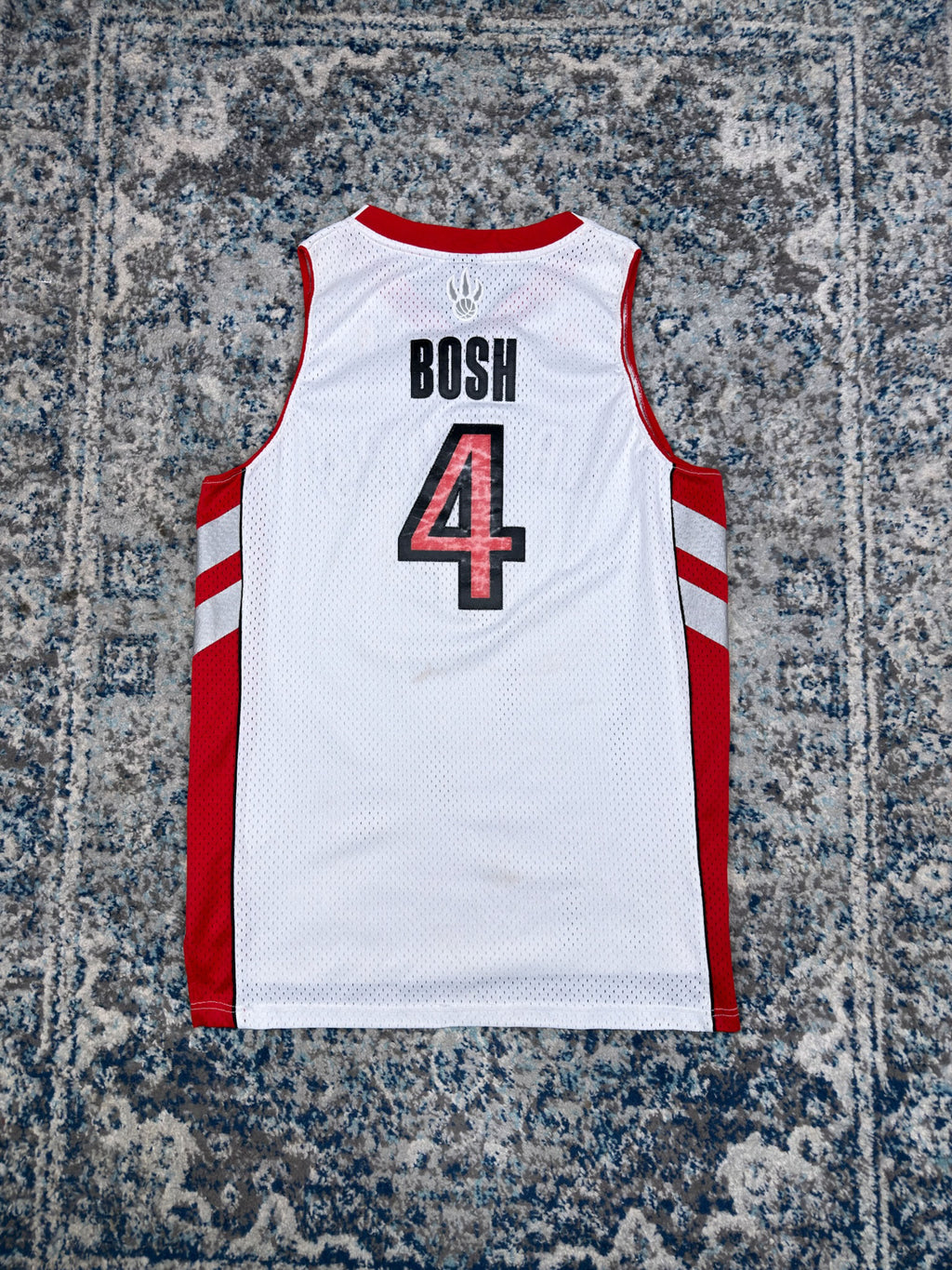 Vintage Chris Bosh #4 Toronto Raptors NBA Basketball Jersey Size Large