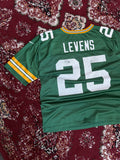 Vintage Dorsey Levens #25 Green Bay Packers NFL Football Jersey Size XL