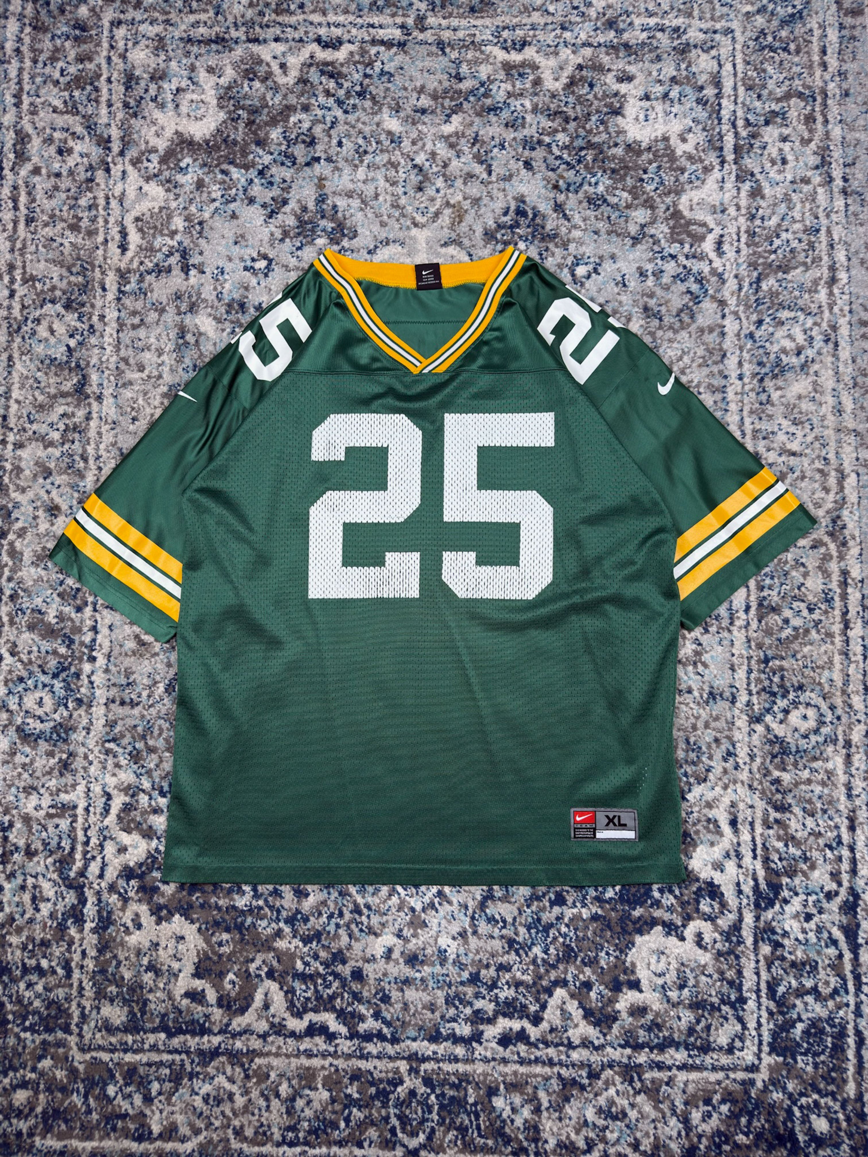 Vintage Dorsey Levens #25 Green Bay Packers NFL Football Jersey Size XL
