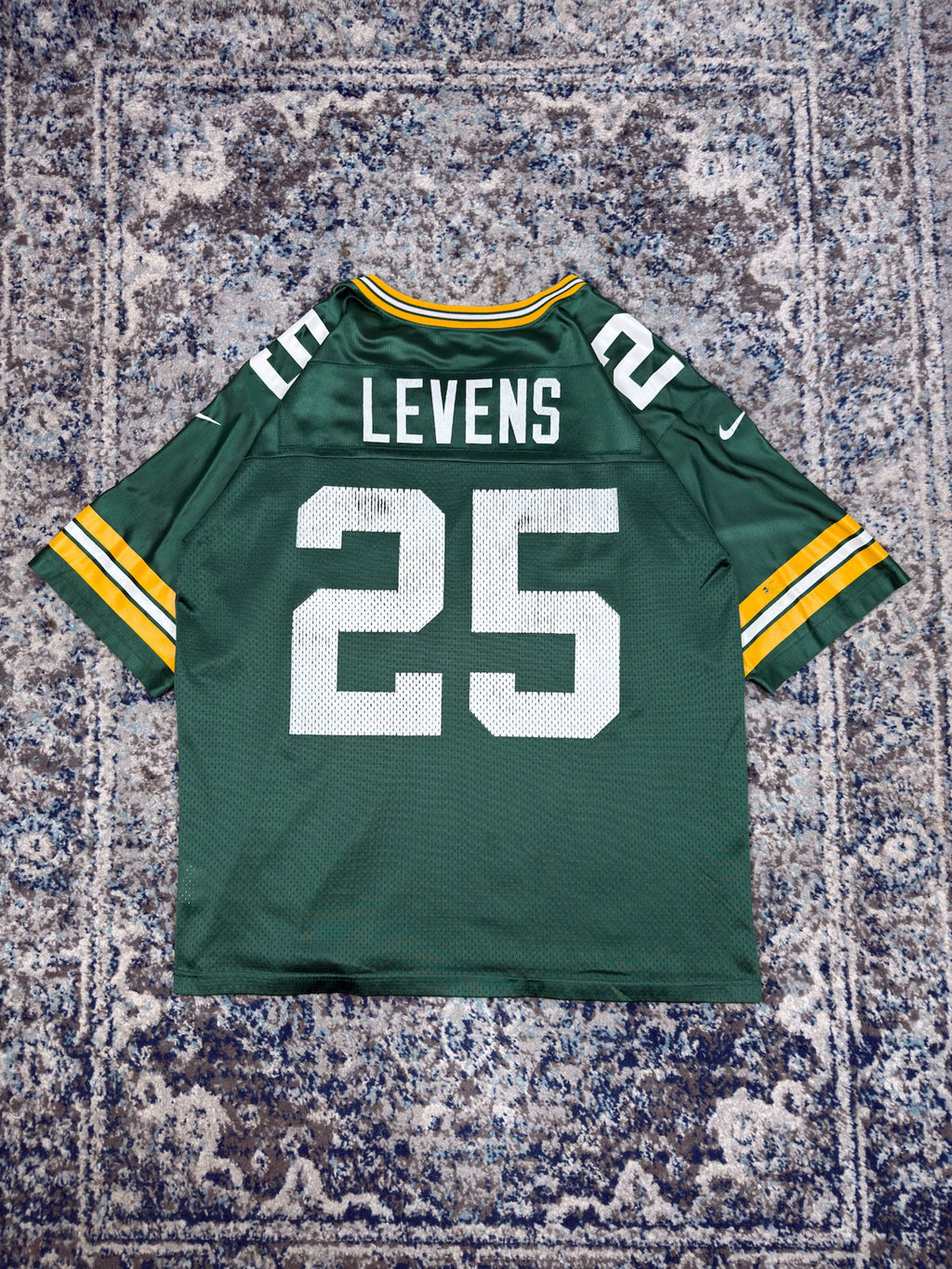 Vintage Dorsey Levens #25 Green Bay Packers NFL Football Jersey Size XL