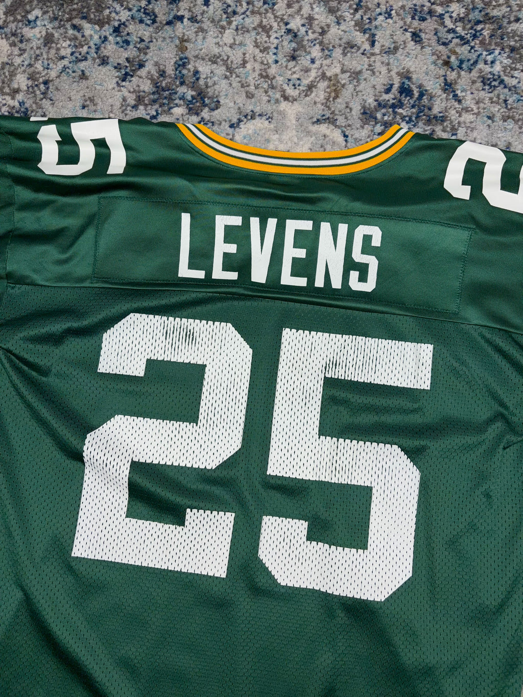 Vintage Dorsey Levens #25 Green Bay Packers NFL Football Jersey Size XL