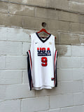 Vintage Micheal Jordan #9 Team USA NBA Nike Basketball Jersey Size XL