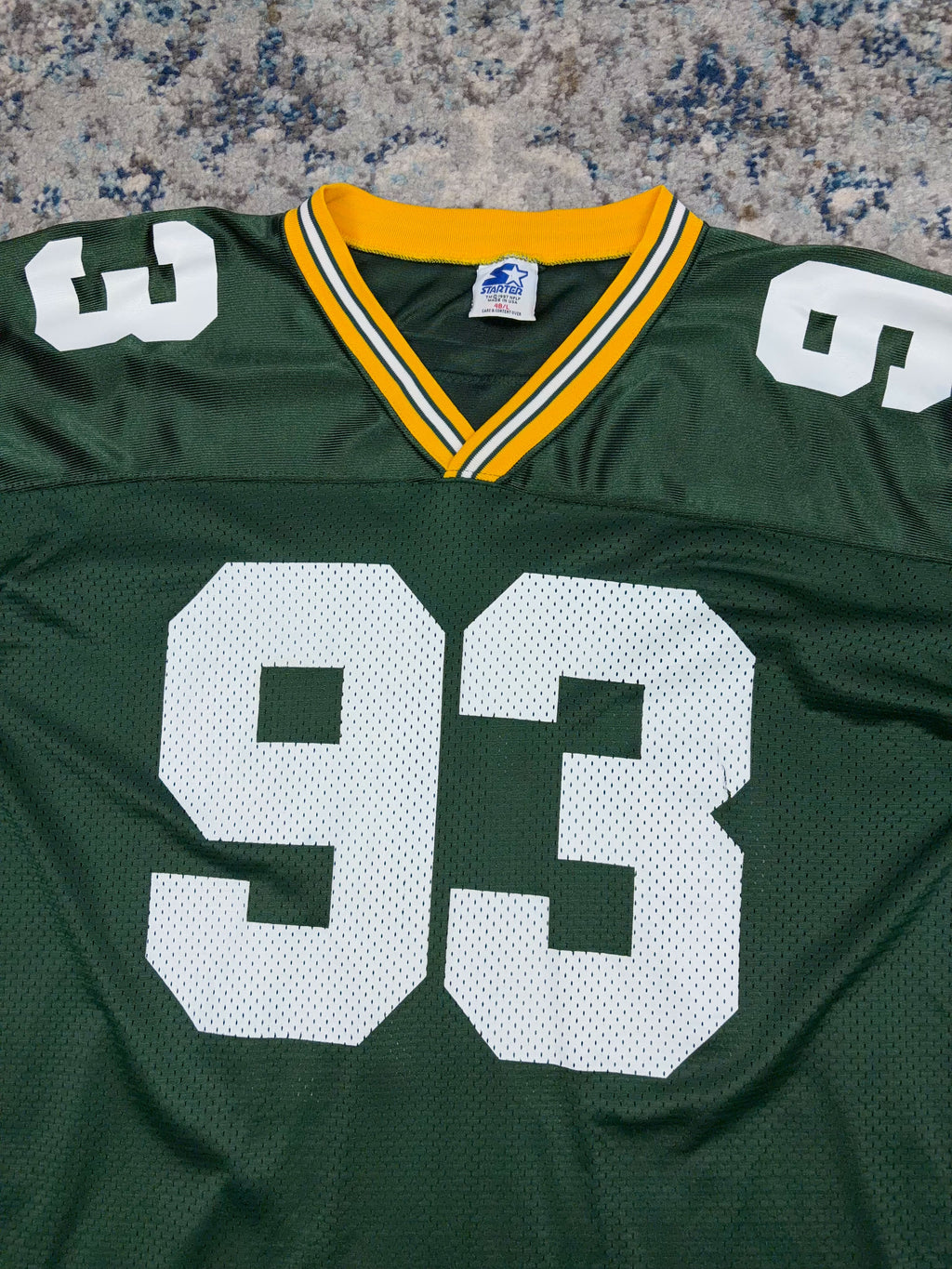 Vintage Gilbert Brown #93 Green Bay Packers NFL Football Jersey Size Large