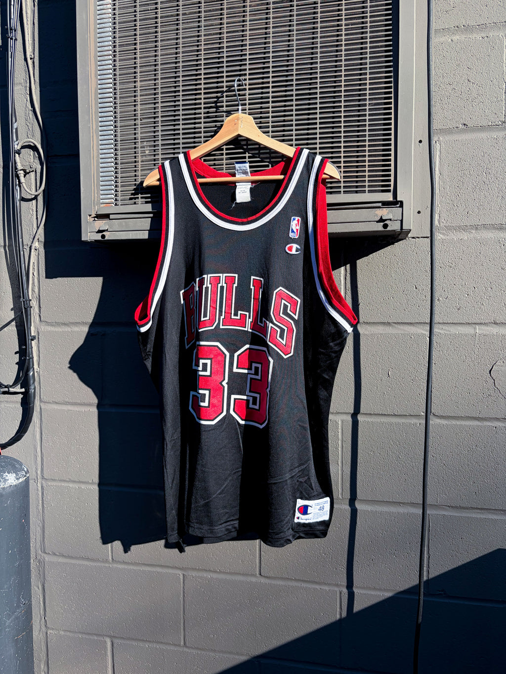 Vintage 90s Scotty Pippen #33 Chicago Bulls NBA Basketball Jersey Size Large