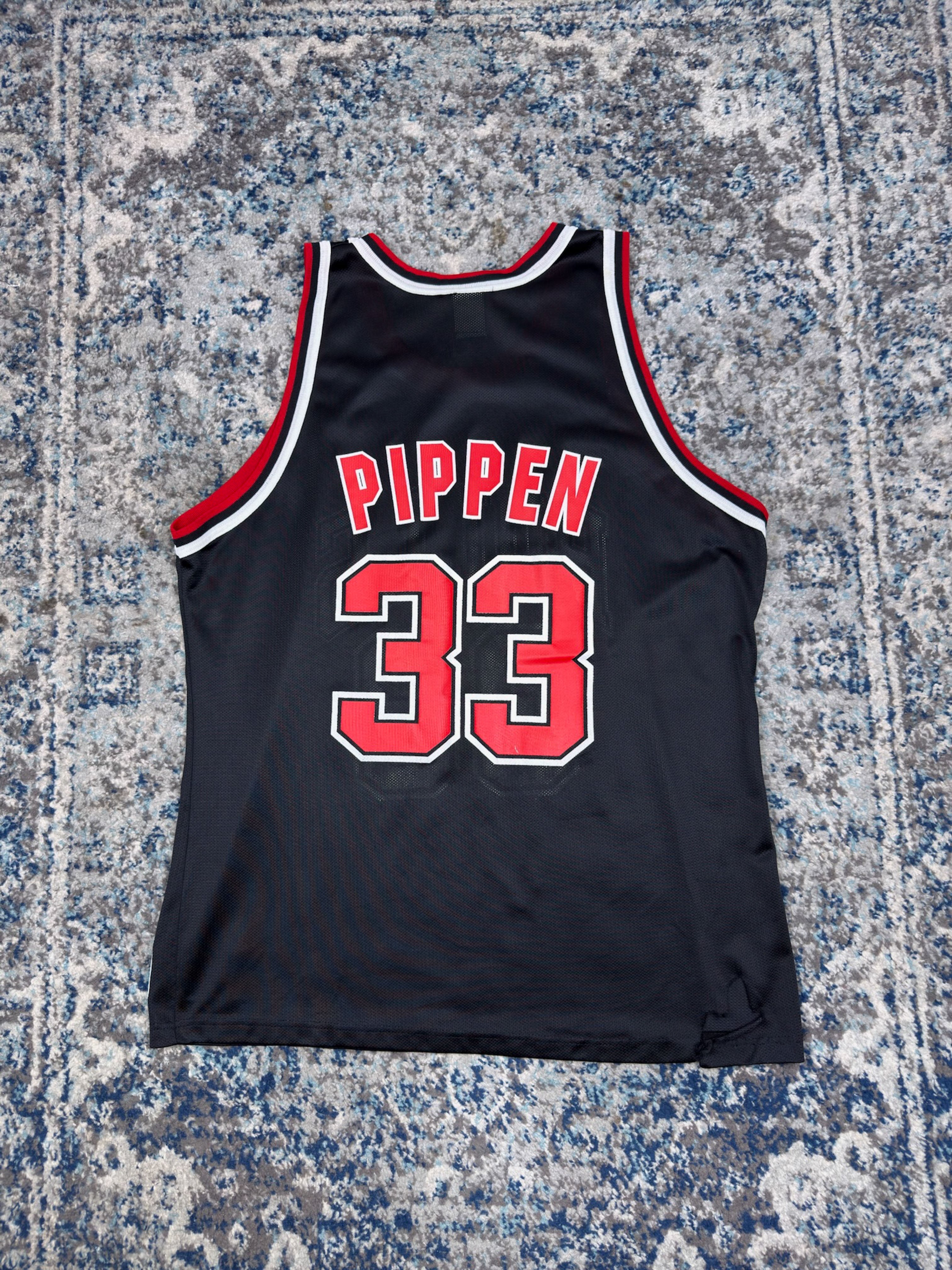 Vintage 90s Scotty Pippen #33 Chicago Bulls NBA Basketball Jersey Size Large