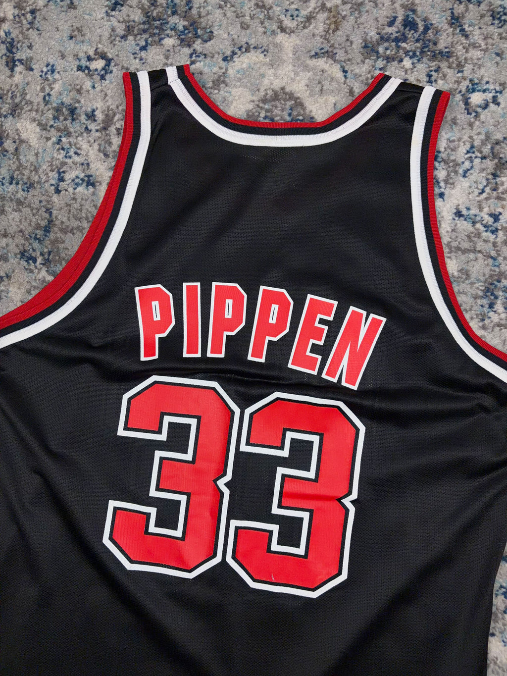 Vintage 90s Scotty Pippen #33 Chicago Bulls NBA Basketball Jersey Size Large