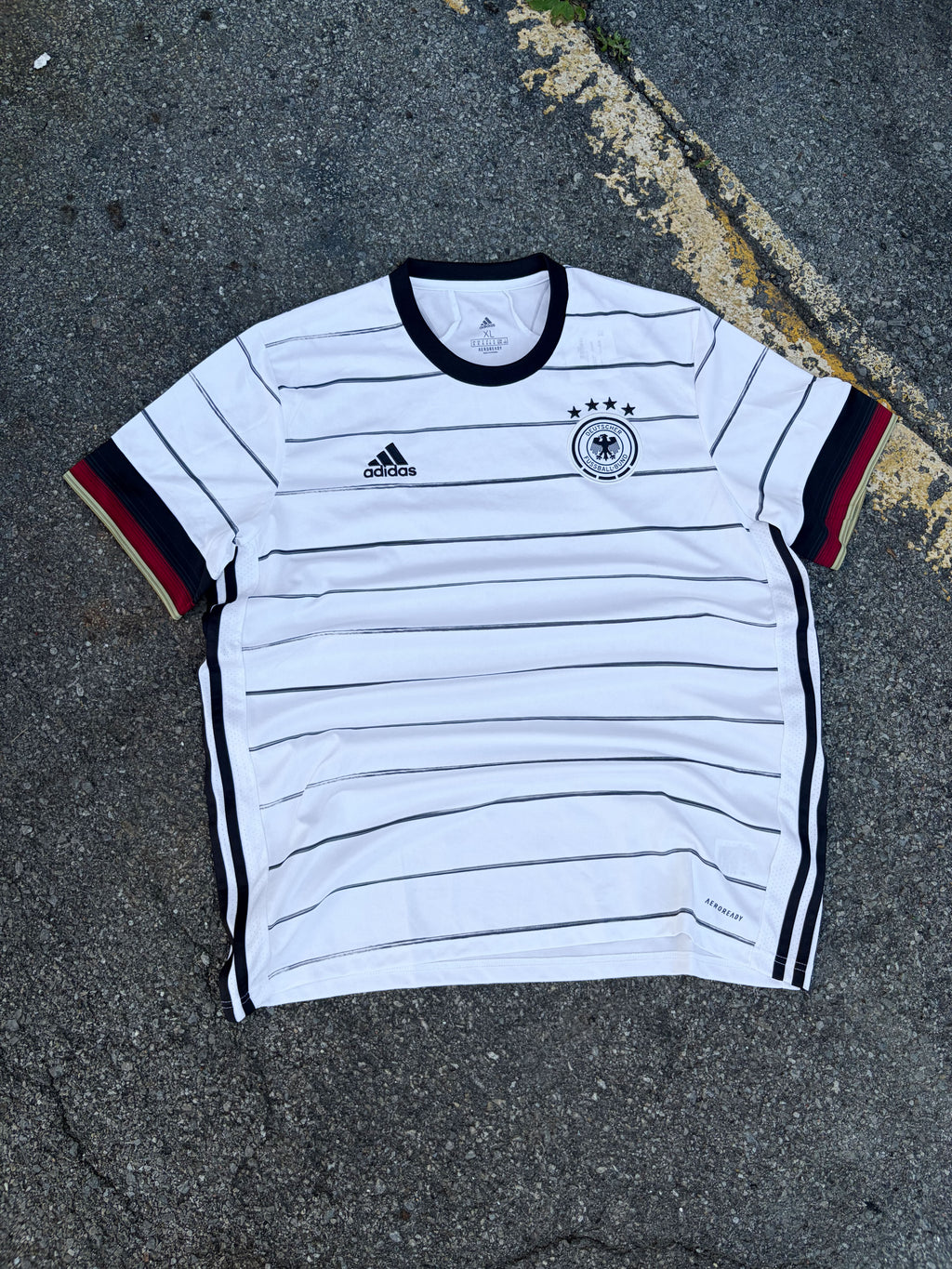 Vintage Deutscher Fussball-Bund Adidas Soccer Jersey Size XL