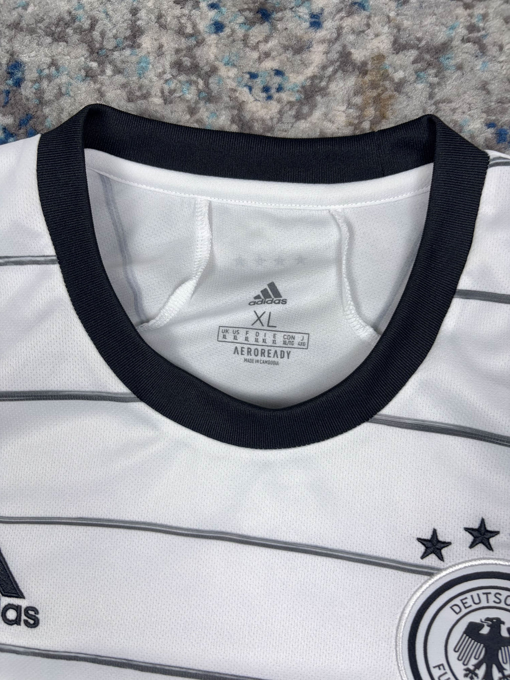 Vintage Deutscher Fussball-Bund Adidas Soccer Jersey Size XL