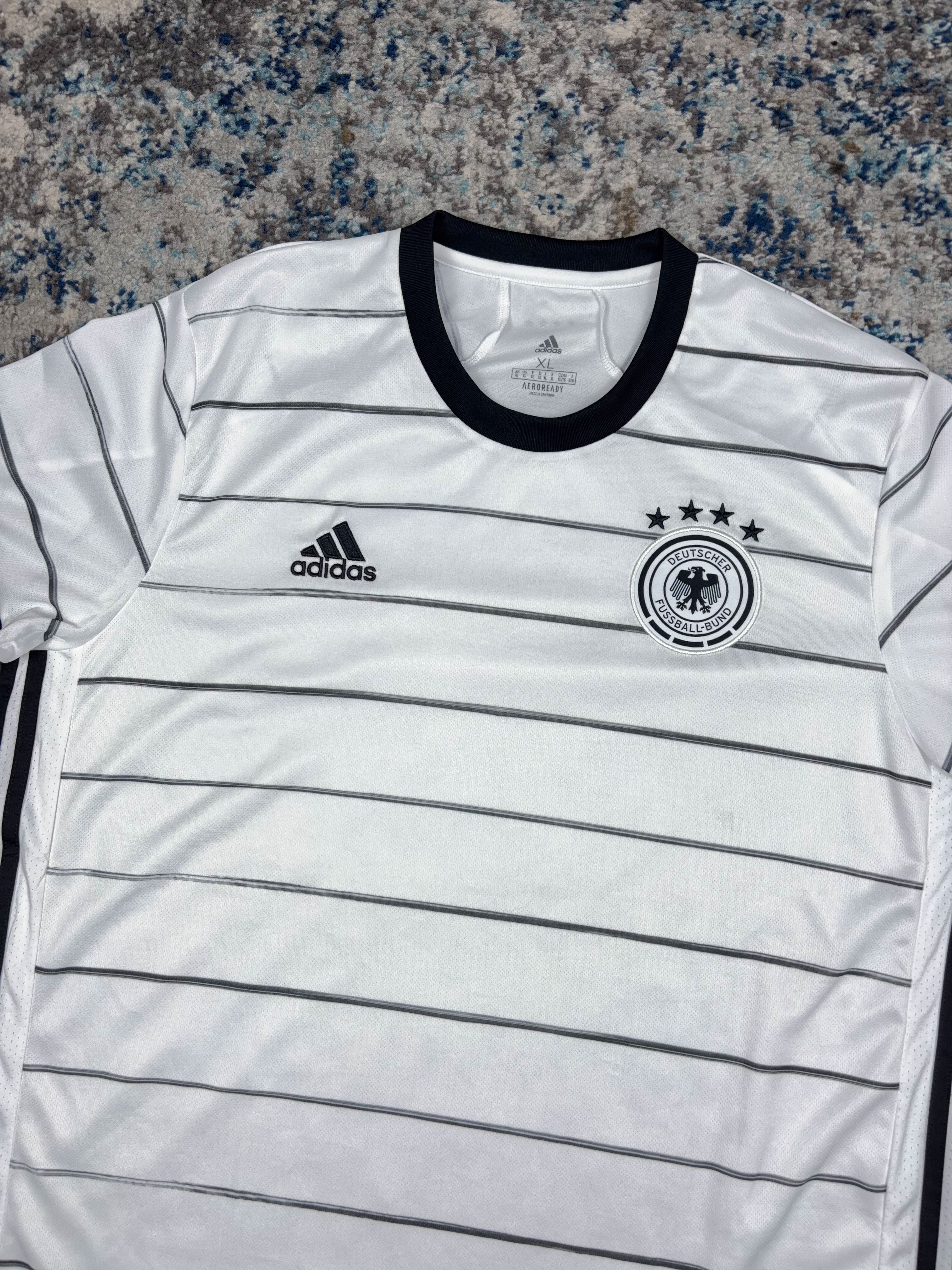 Vintage Deutscher Fussball-Bund Adidas Soccer Jersey Size XL