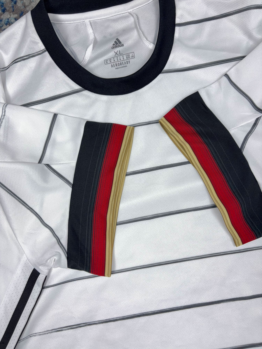 Vintage Deutscher Fussball-Bund Adidas Soccer Jersey Size XL