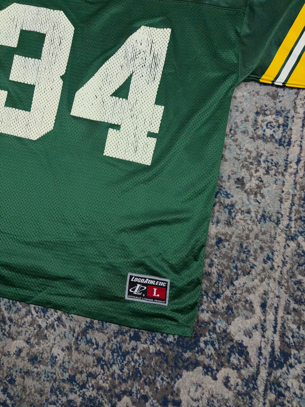Vintage 1997 Edgar Bennett #34 Green Bay Packers Football Jersey Size Large