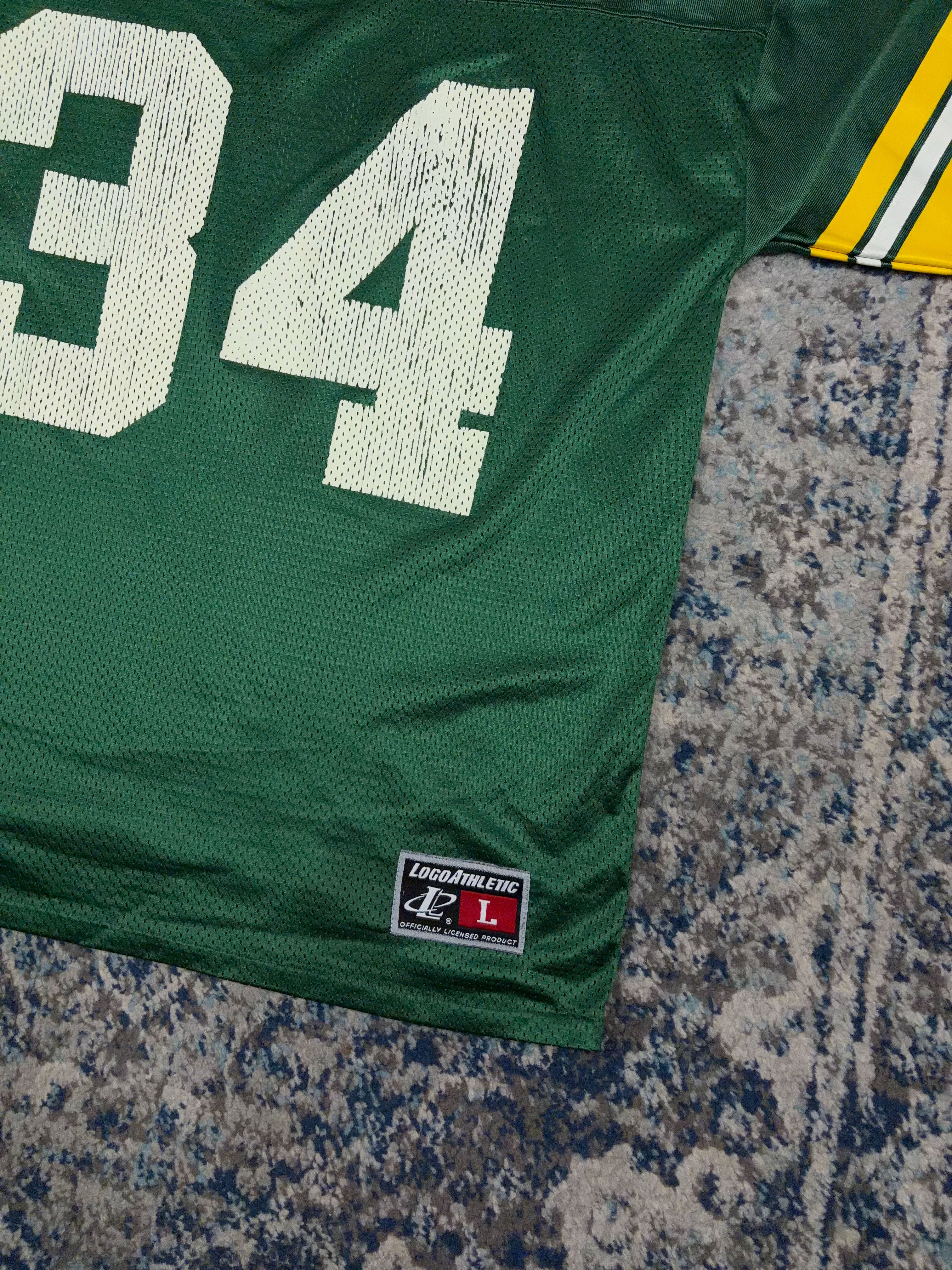 Vintage 1997 Edgar Bennett #34 Green Bay Packers Football Jersey Size Large