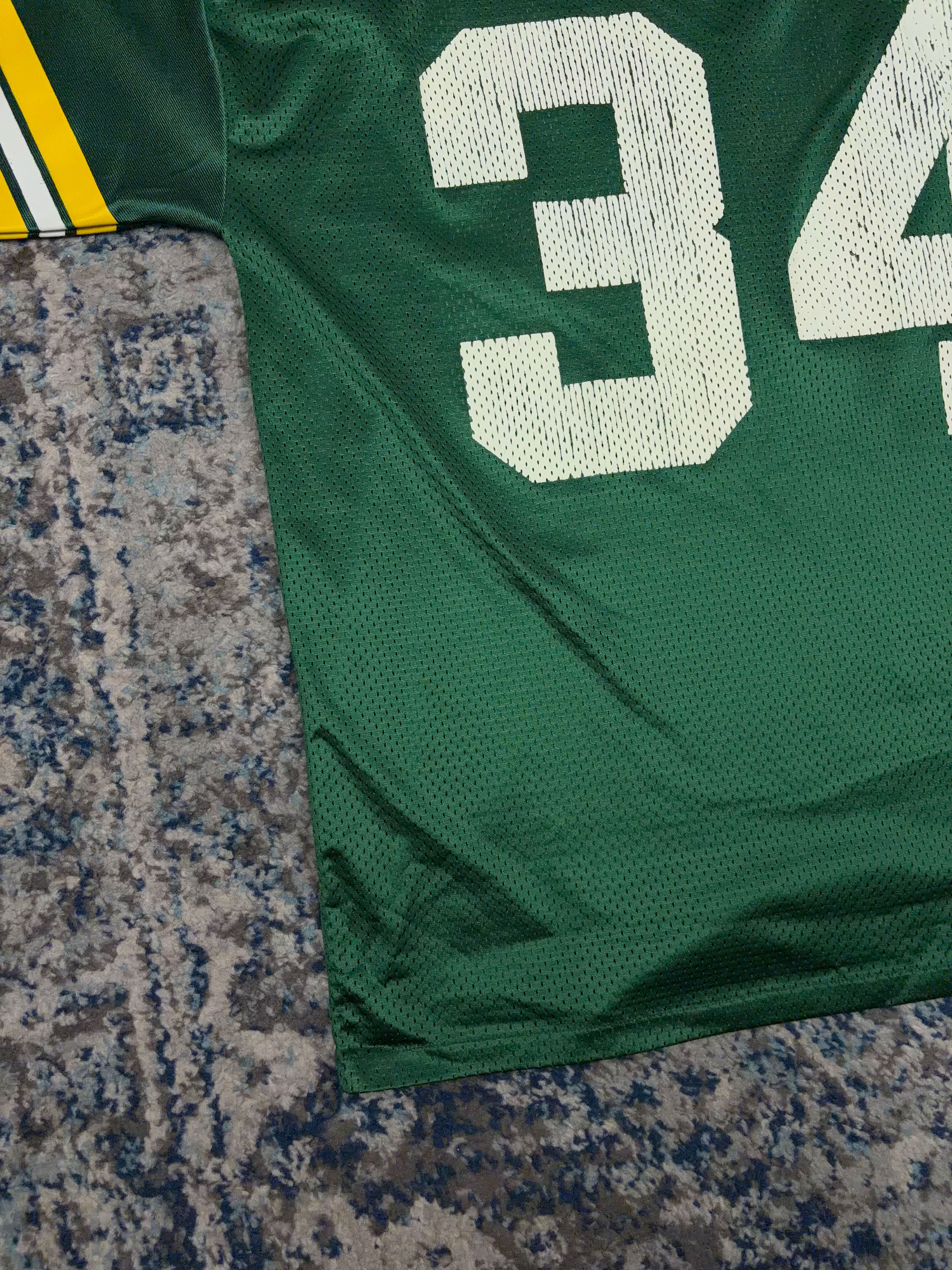 Vintage 1997 Edgar Bennett #34 Green Bay Packers Football Jersey Size Large