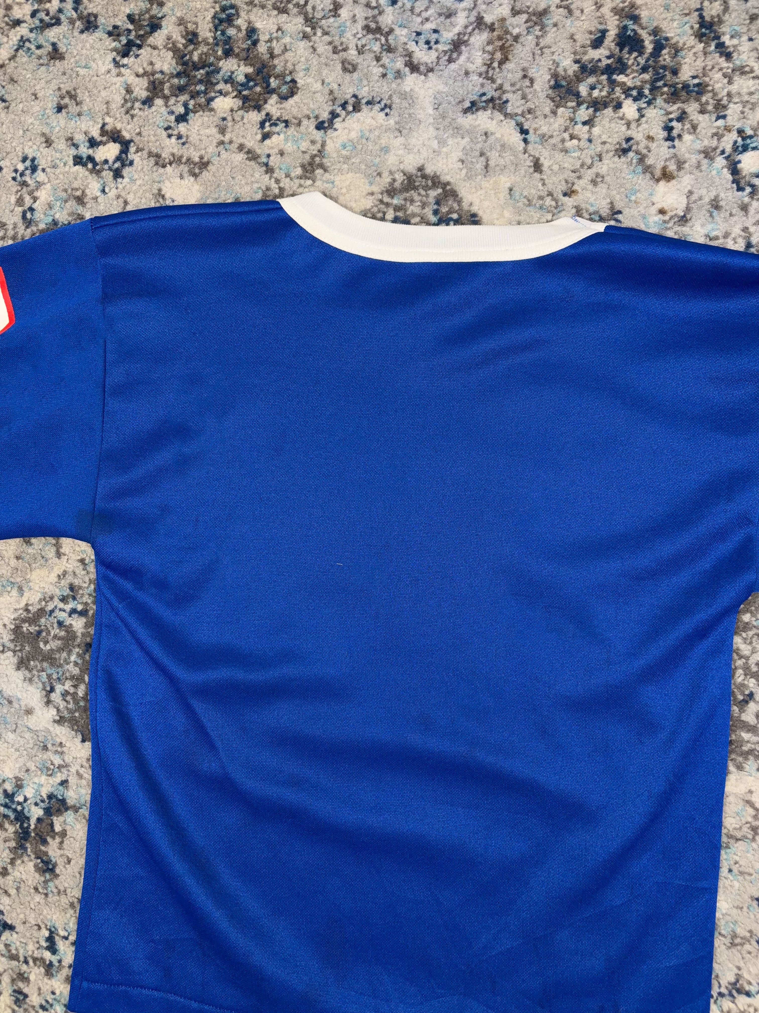 Vintage 80s/90s Jim Kelly #12 Buffalo Bills NFL Football Jersey Size YOUTH Medium