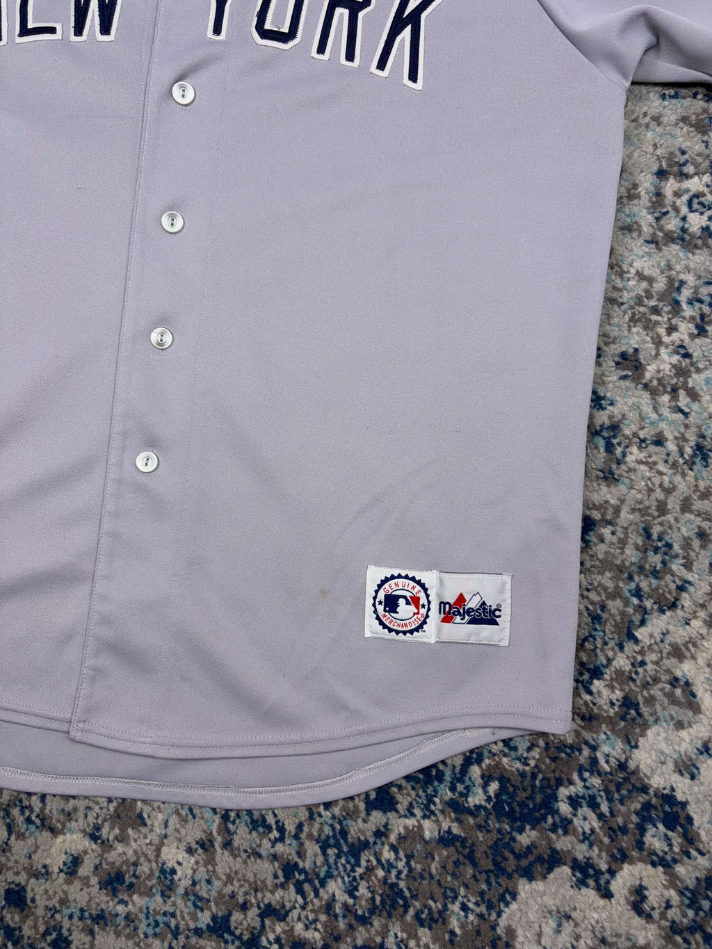 Vintage Derek Jeter #9 New York Yankees MLB Stitched Baseball Jersey Size Large