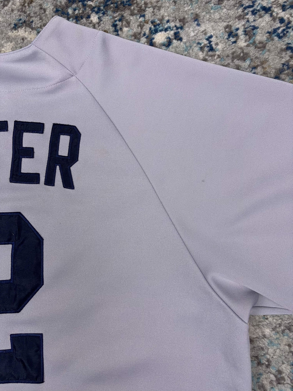 Vintage Derek Jeter #9 New York Yankees MLB Stitched Baseball Jersey Size Large
